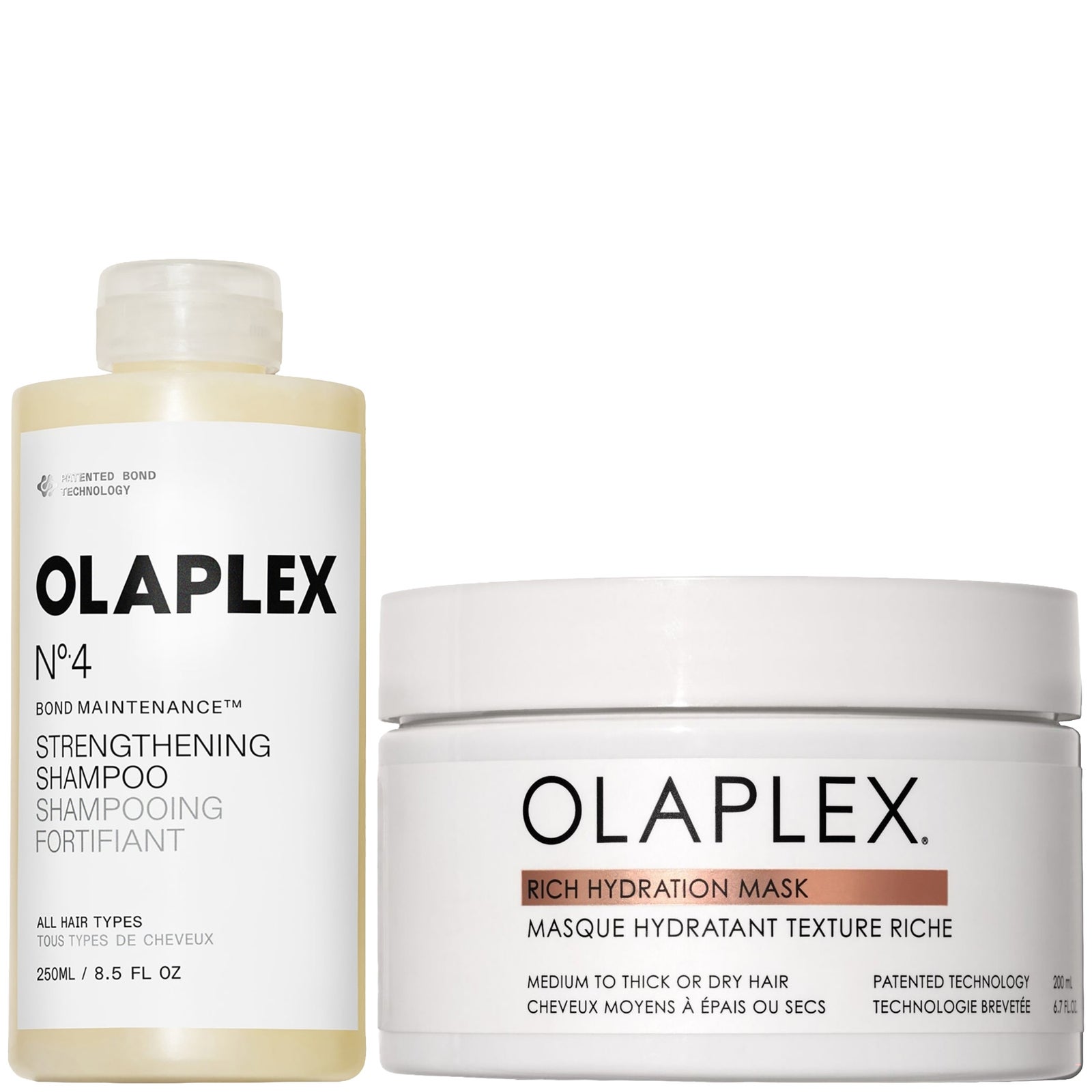 Olaplex No.4 Bond Maintenance Shampoo & Rich Hydrating Mask Bundle
