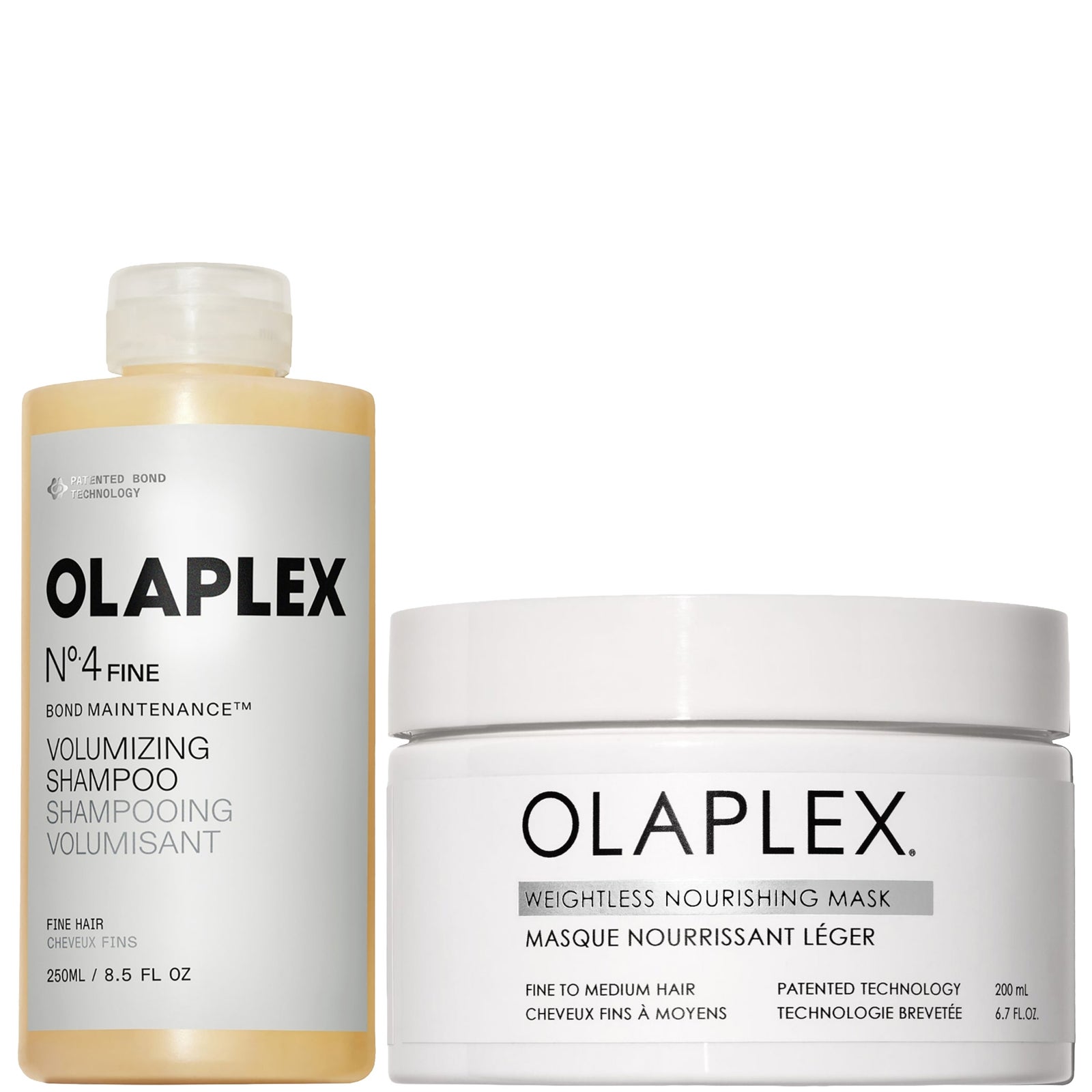 Olaplex No.4 Fine Shampoo & Weightless Nourishing Mask Duo