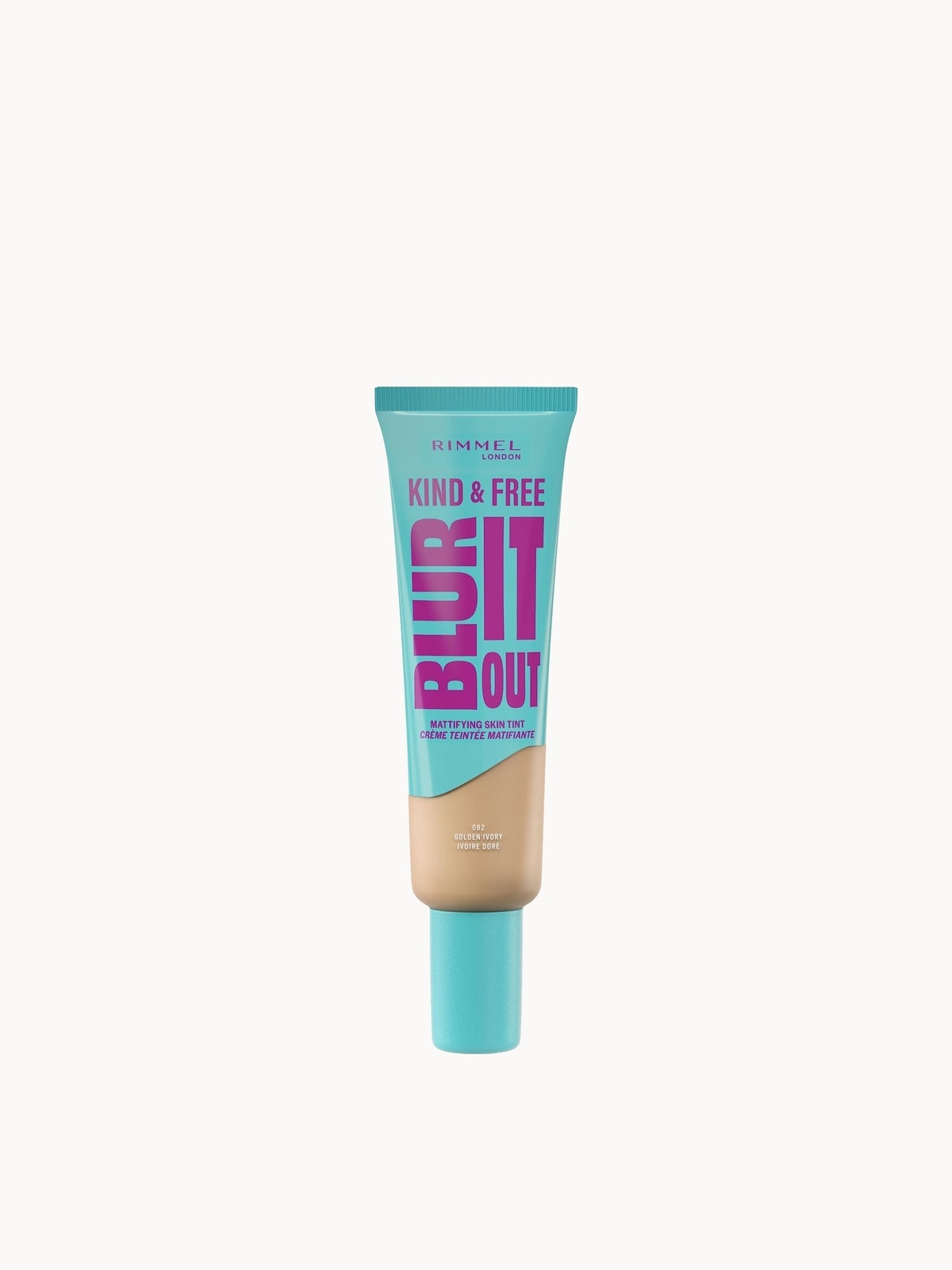Rimmel London Kind & Free BLUR IT OUT Mattifying Skin Tint 30ml (Various Shades) - 082 Golden Ivory