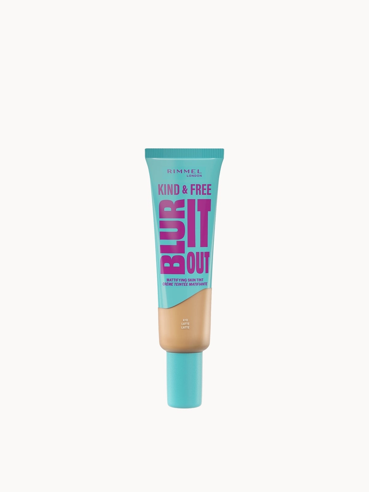 Rimmel London Kind & Free BLUR IT OUT Mattifying Skin Tint 30ml (Various Shades) - 410 Latte