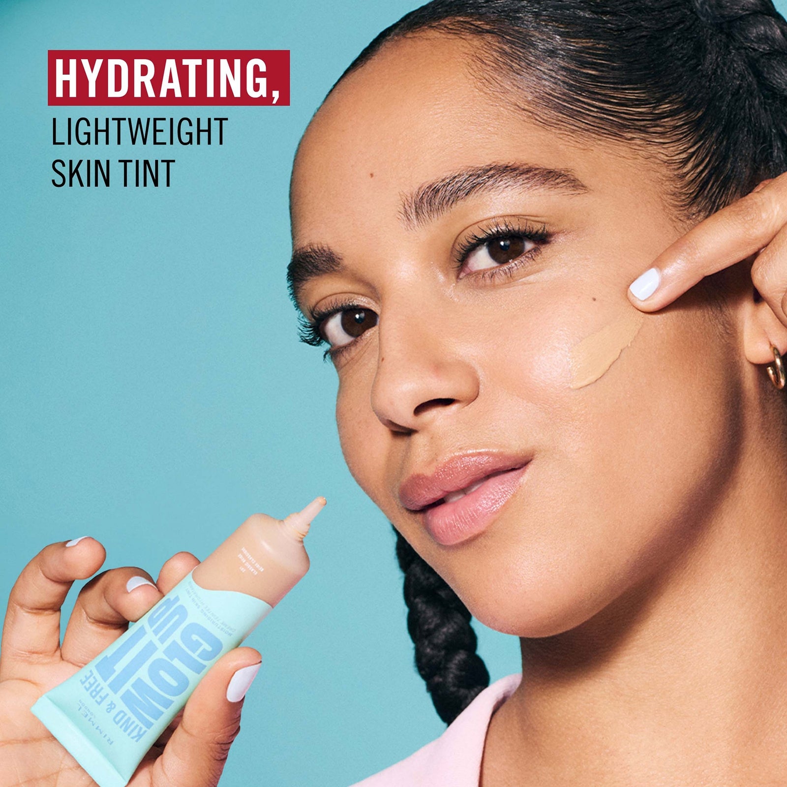 Rimmel London Kind & Free GLOW IT UP Moisturising Skin Tint 30ml (Various Shades) - 605 Deep Chocolate 4