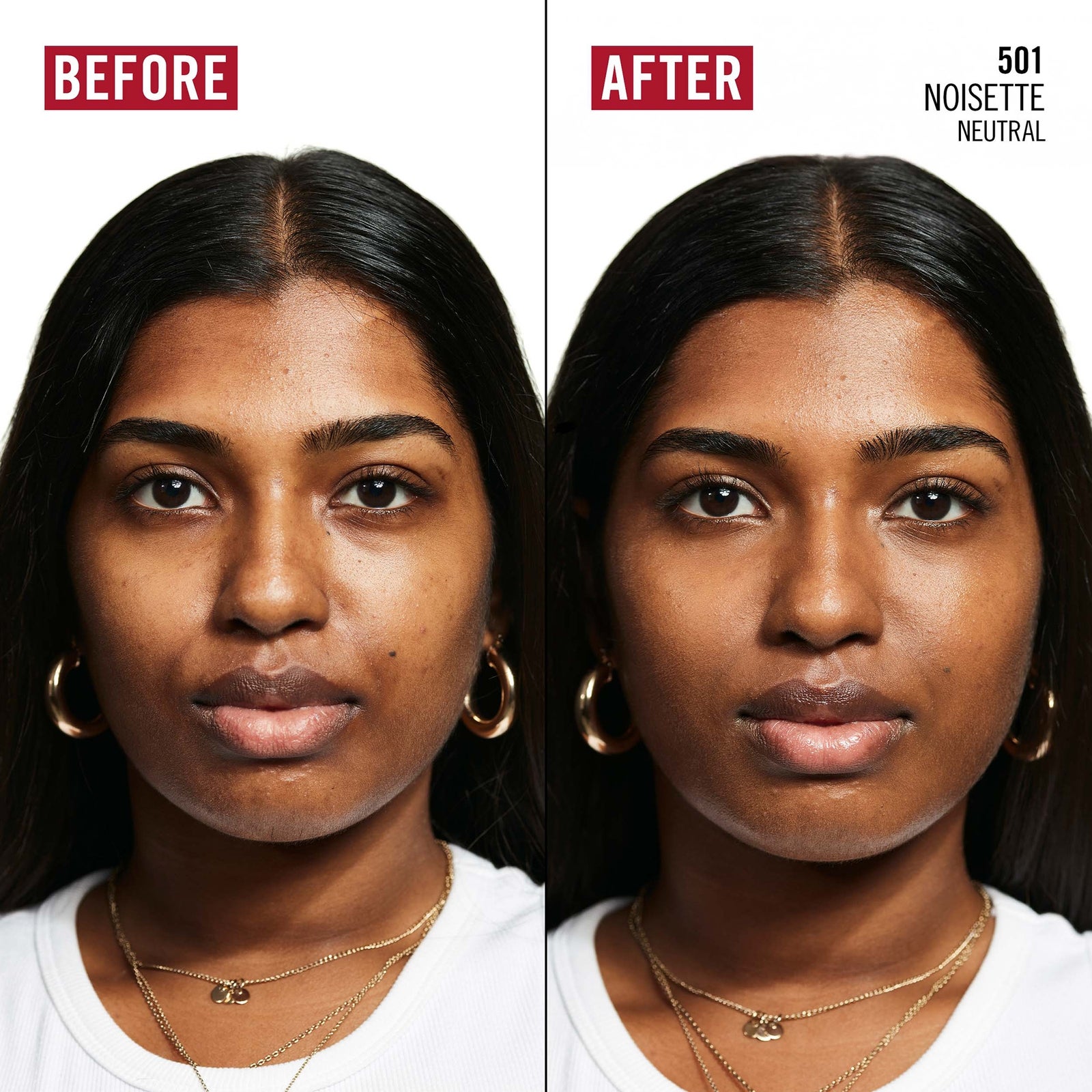 Rimmel London Kind & Free GLOW IT UP Moisturising Skin Tint 30ml (Various Shades) - 501 Noisette 2