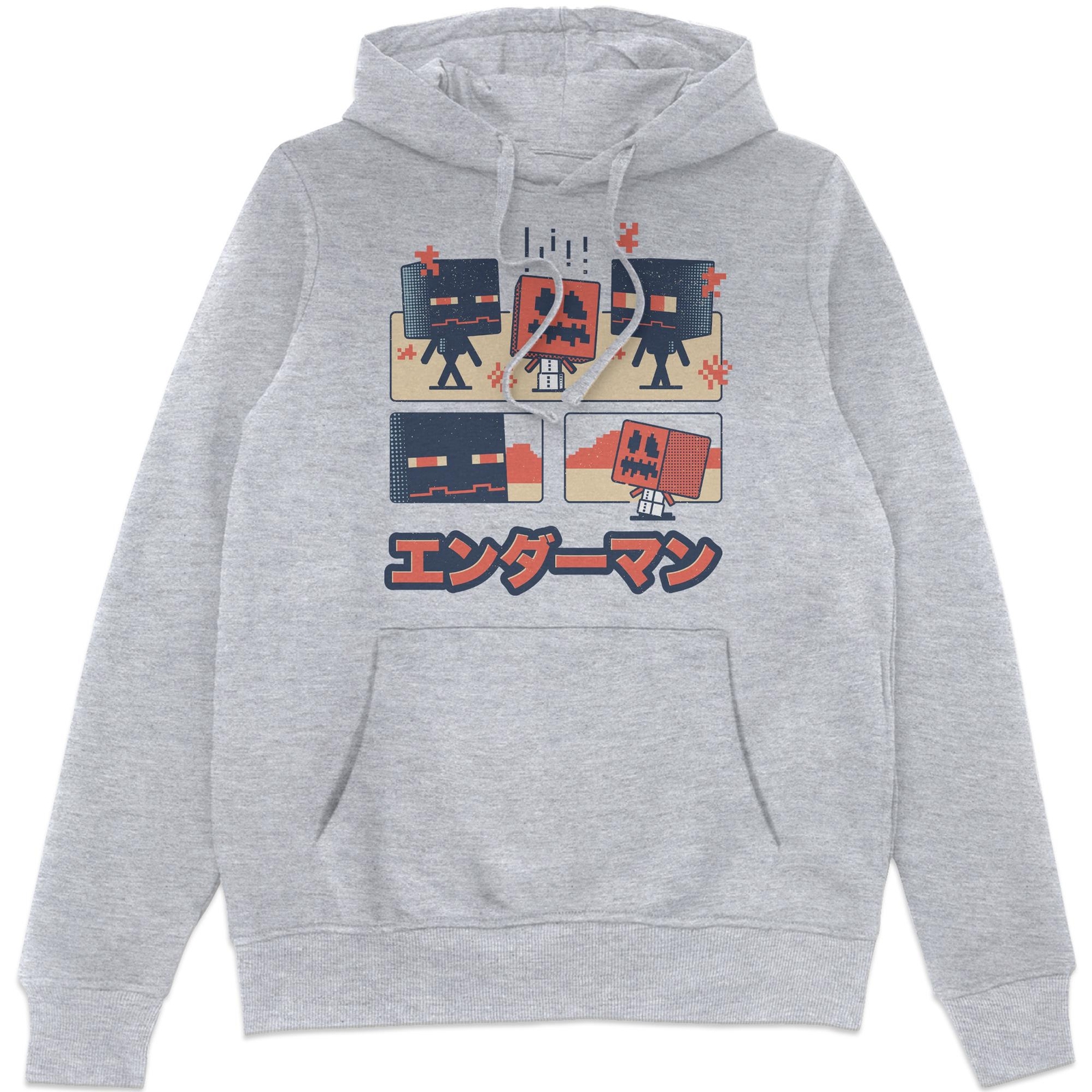 Minecraft Comic Hoodie - Grey - XXL
