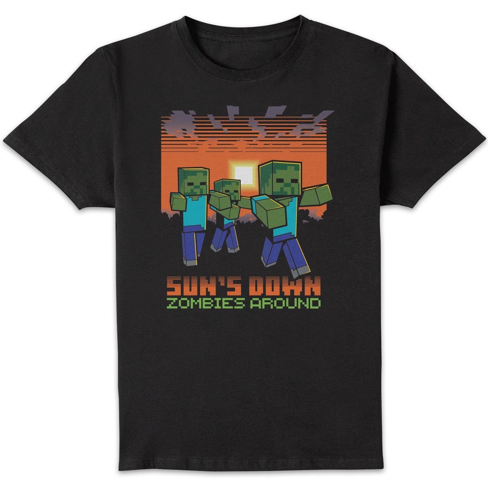 Minecraft ZombiesAbout Unisex T-Shirt - Black - 4XL