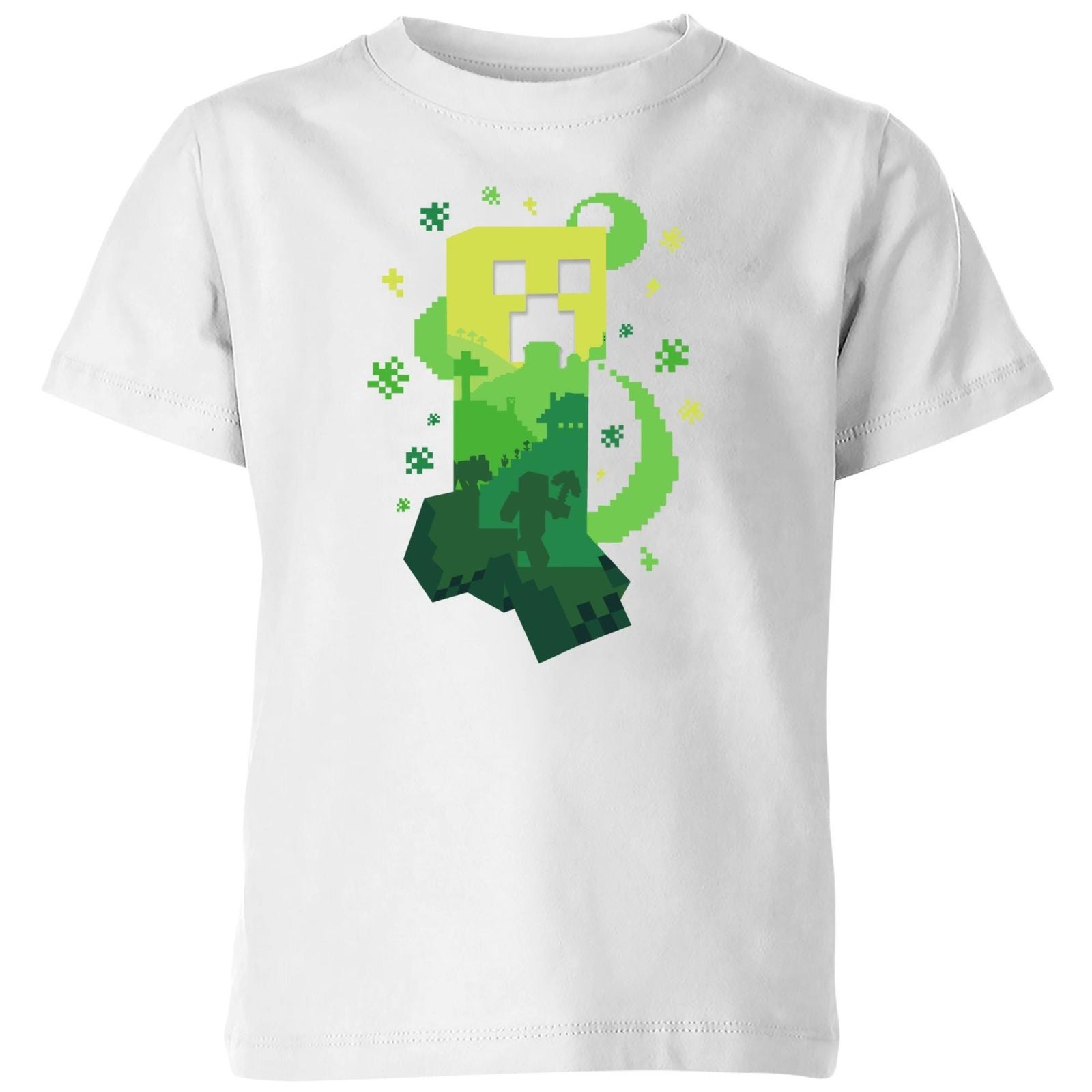 Minecraft ExoCreeper Kids' T-Shirt - White - 3-4 Years