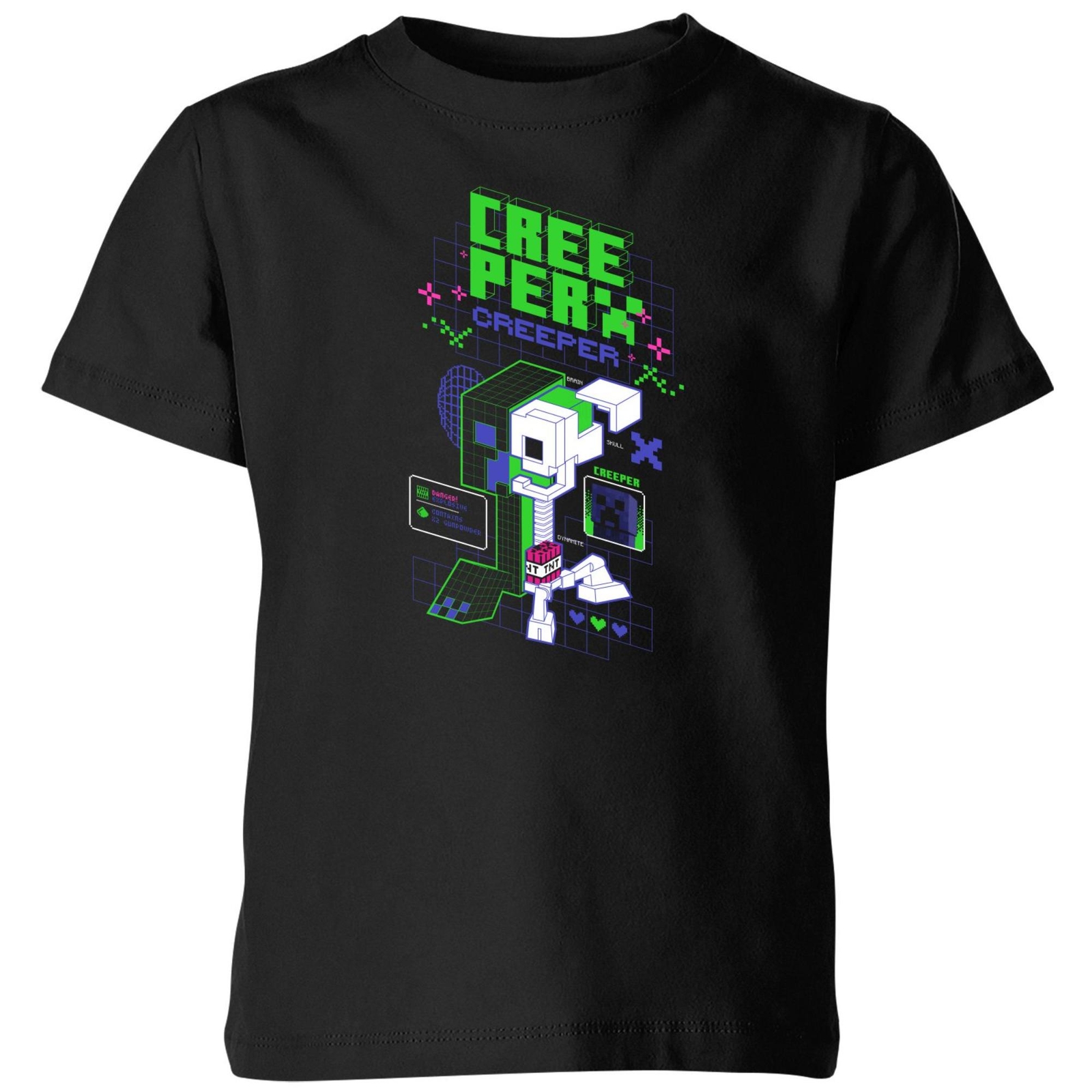 Minecraft X-Ray Kids' T-Shirt - Black - 11-12 Years