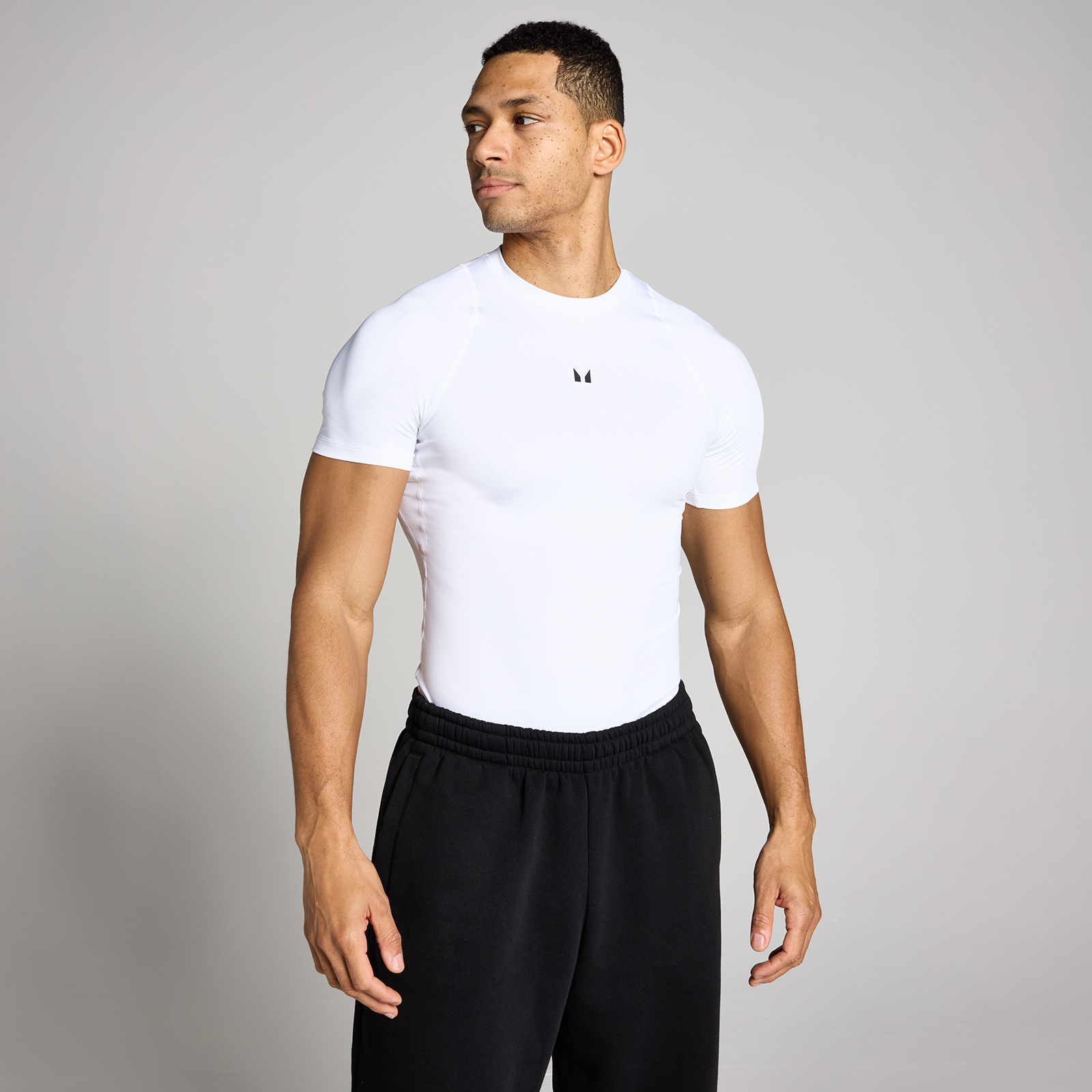Myprotein UK MyProtein MP Men's Training Short Sleeve Baselayer - White