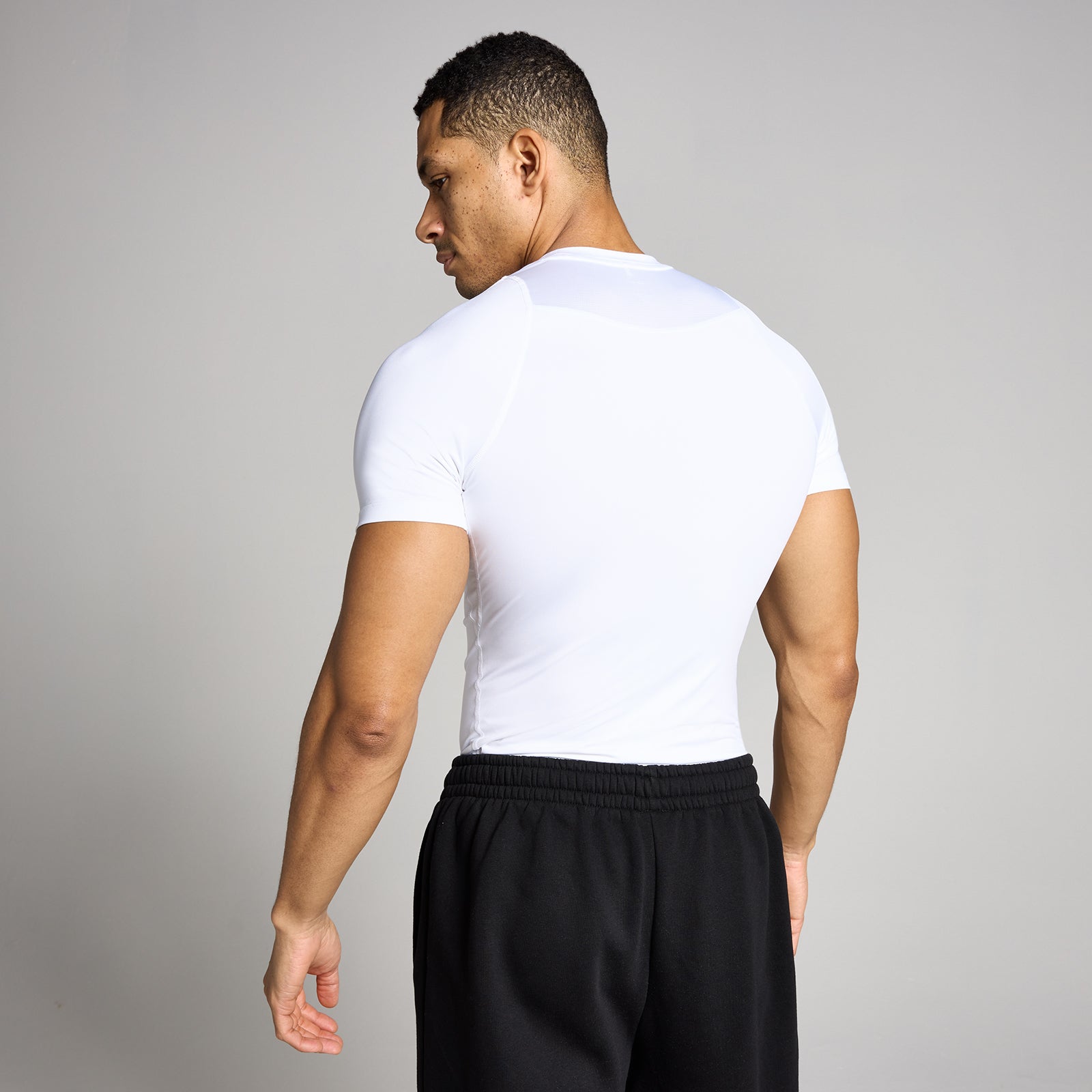 MP Herren Training Kurzarm Baselayer - Weiß - S — Bild 3