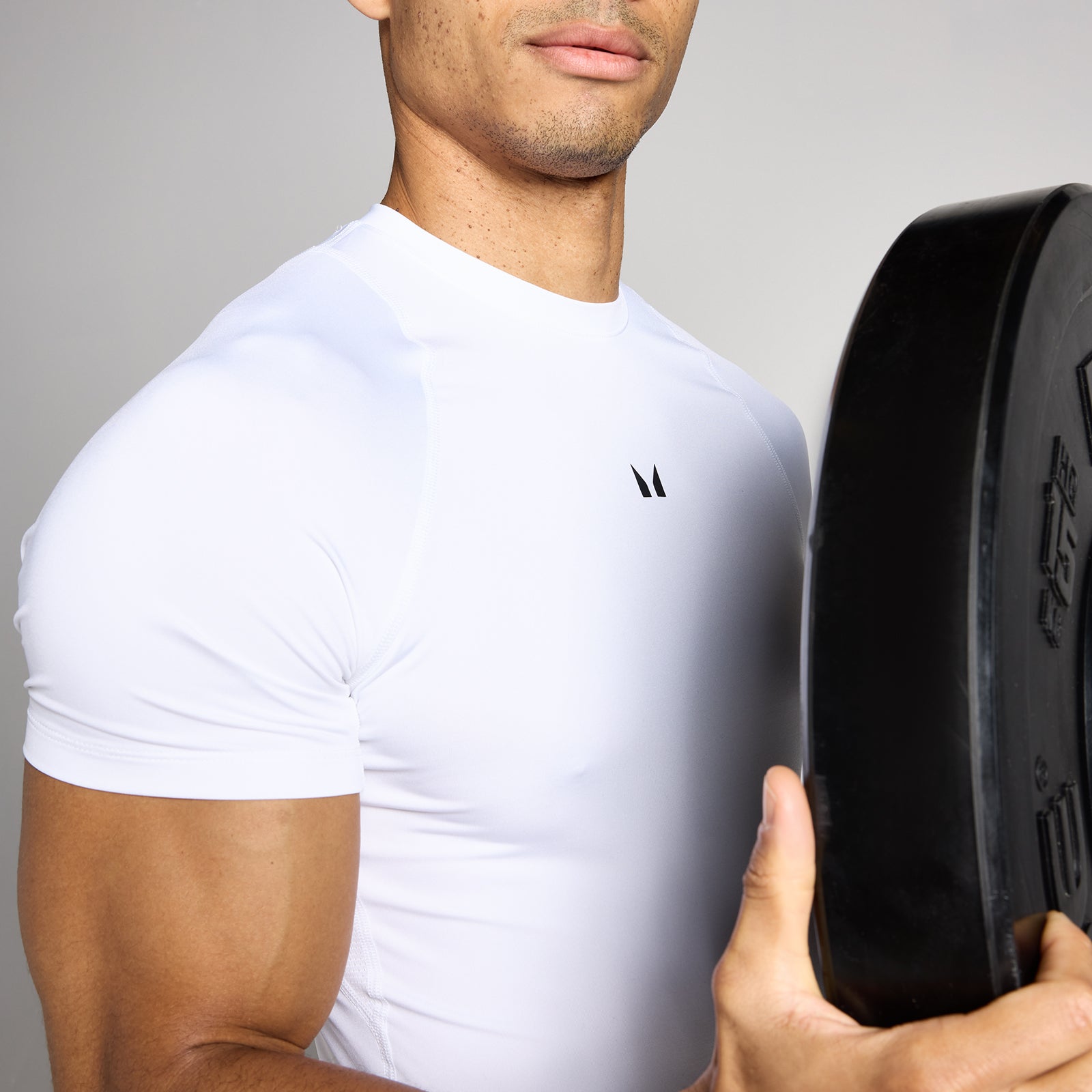 MP Herren Training Kurzarm Baselayer - Weiß - S — Bild 5