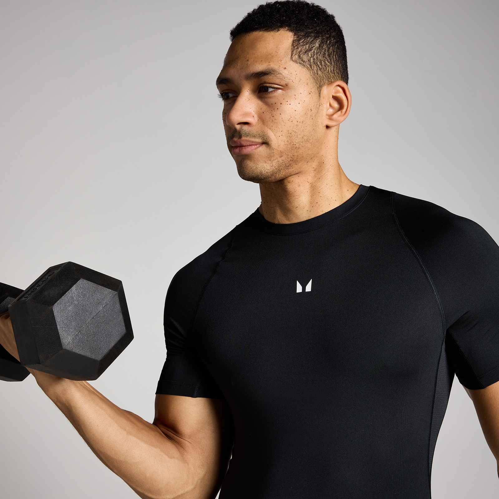 Thumbnail - MP Herren Training Kurzarm Baselayer - Schwarz - XL