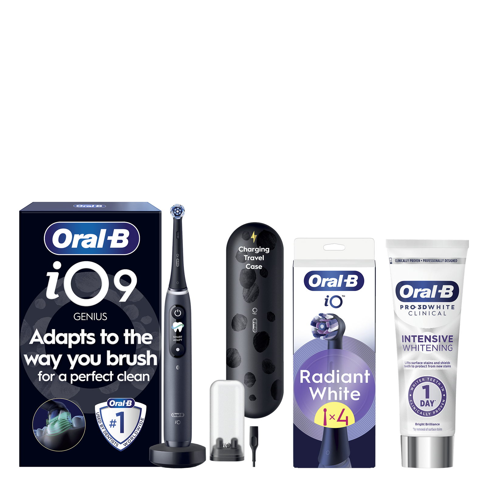 Oral-B iO9 Whiter Teeth Bundle: retailer-supplied image