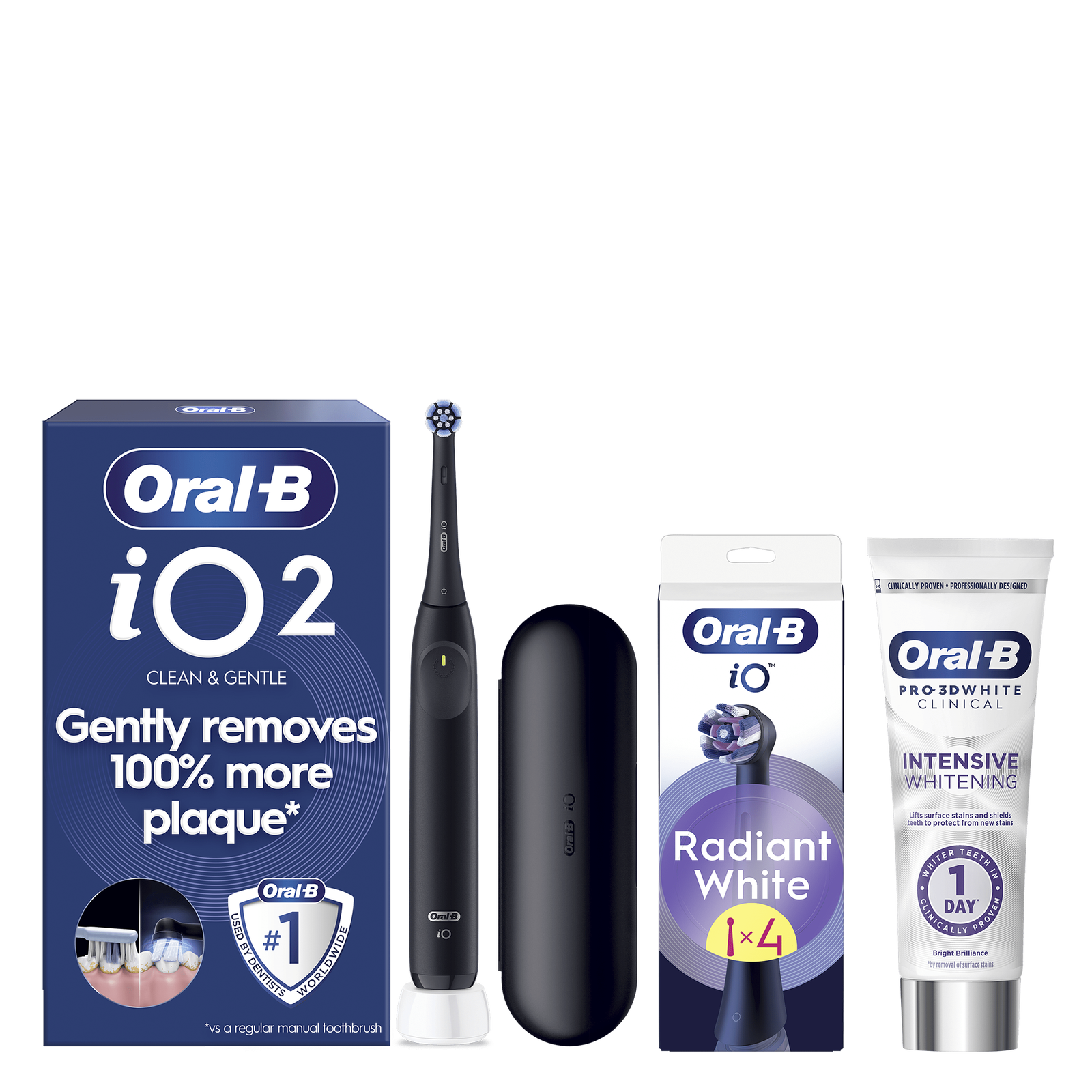 Oral-B iO2 Whiter Teeth Bundle: retailer-supplied image