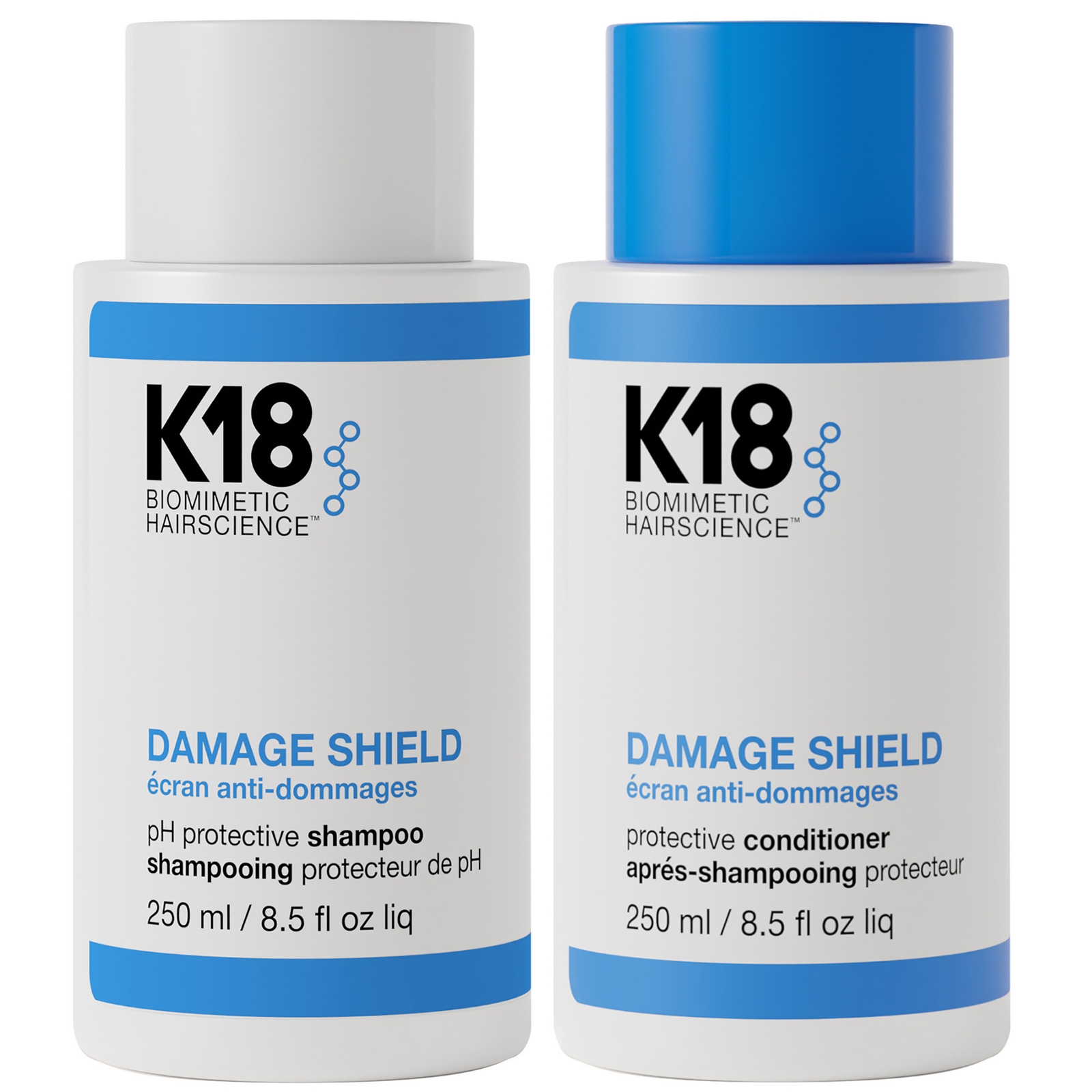 K18 Biomimetic Hairscience Damage Shield Shampoo & Conditioner Bundle