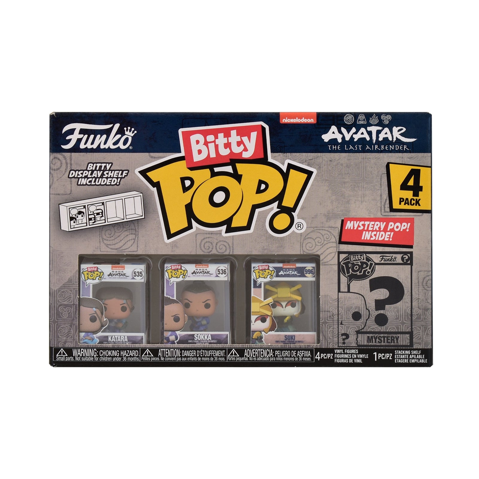 Funko POP Vinyl Bitty Avatar Katara 4 Pack