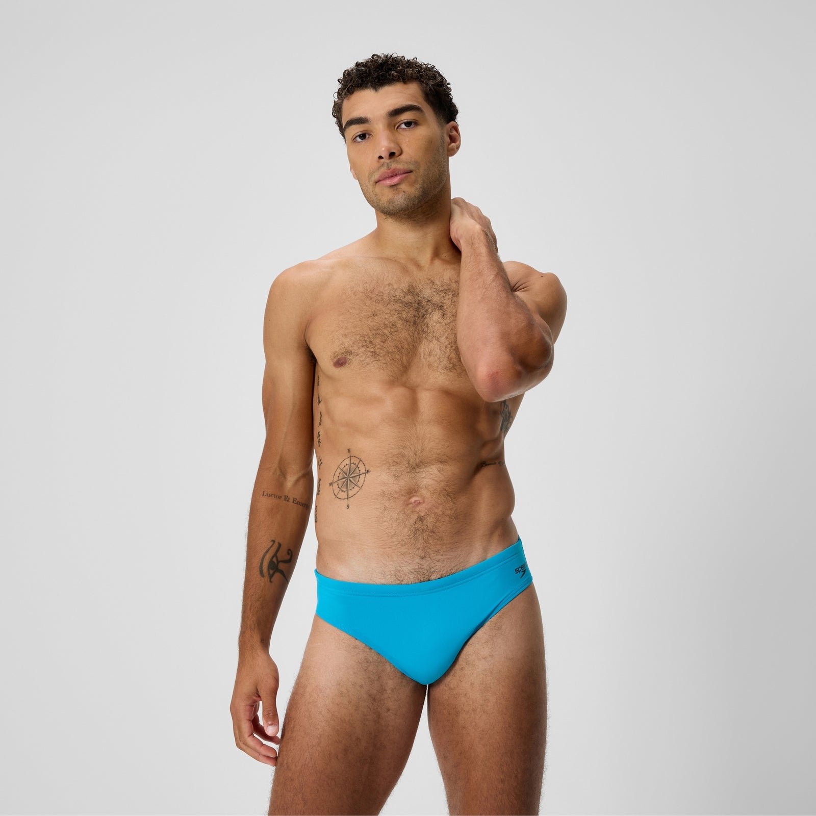 Herren Endurance+ Badehose 6 cm mit Logo Blau