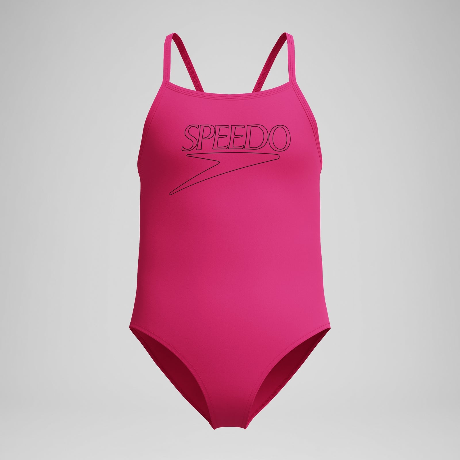 Girls Endurance+ Logo Thinstrap Swimsuit Pink