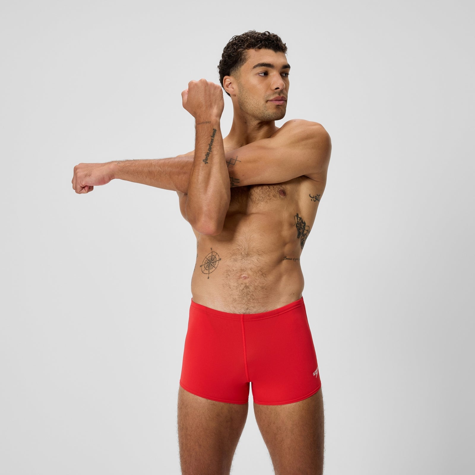 Herren Endurance+ Aquashorts mit Logo Rot