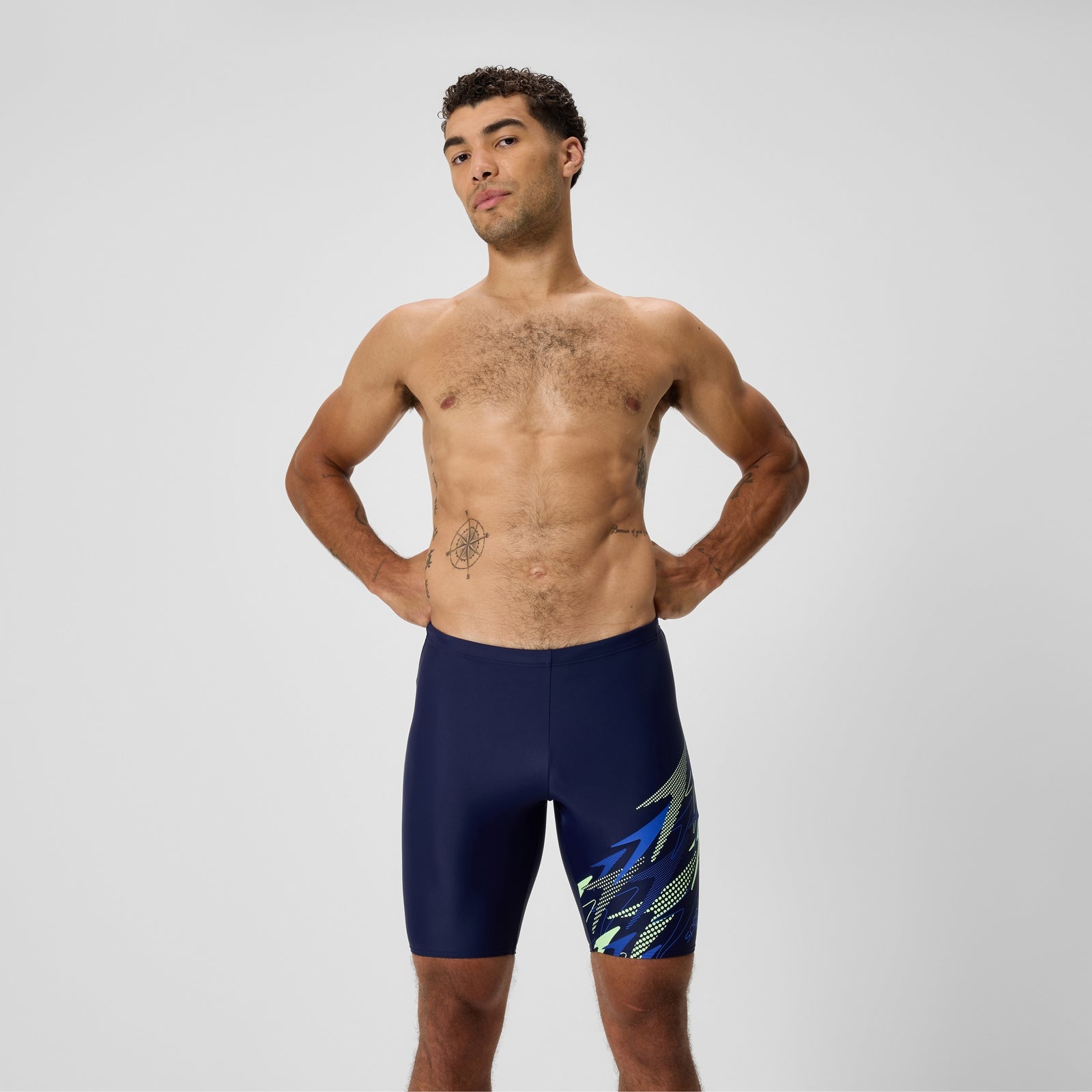 Speedo Herren Medley Schwimmhose Mit Logo Marineblau/Blau