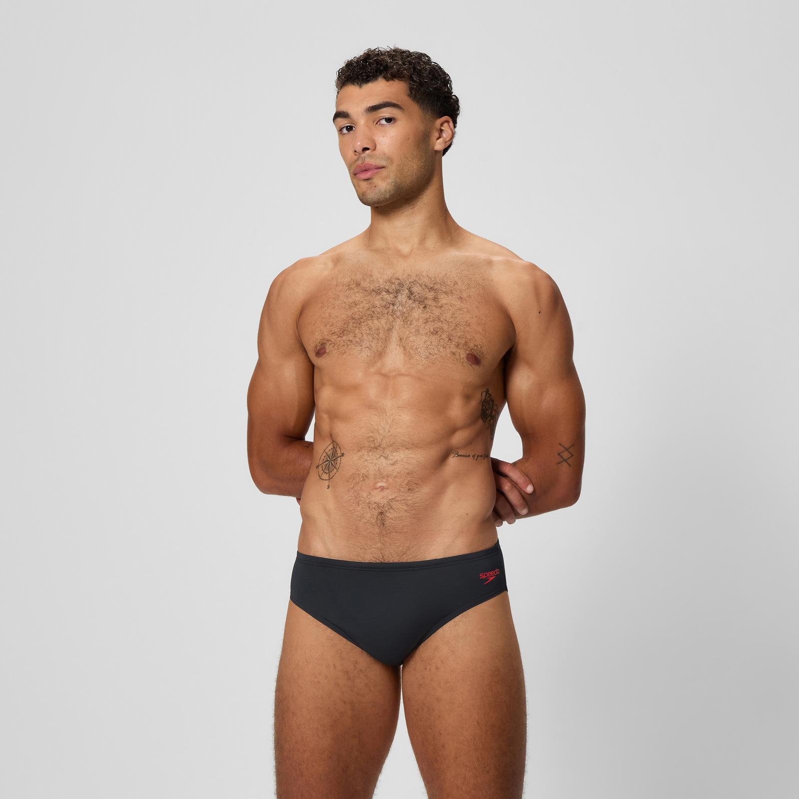 Men's Hyperboom Brief Black/Red - 28