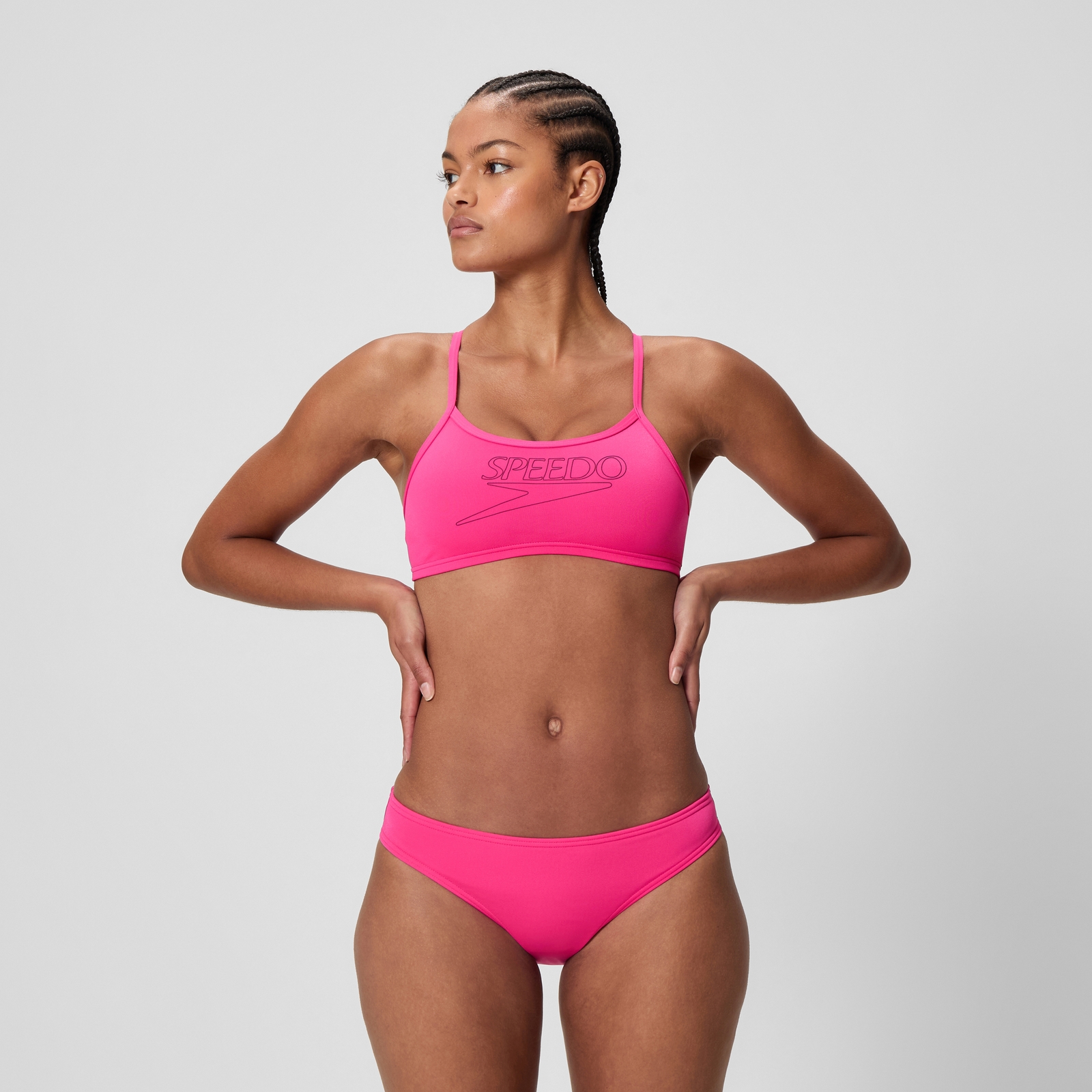 Women's Endurance+ Logo Thinstrap Bikini Set Pink