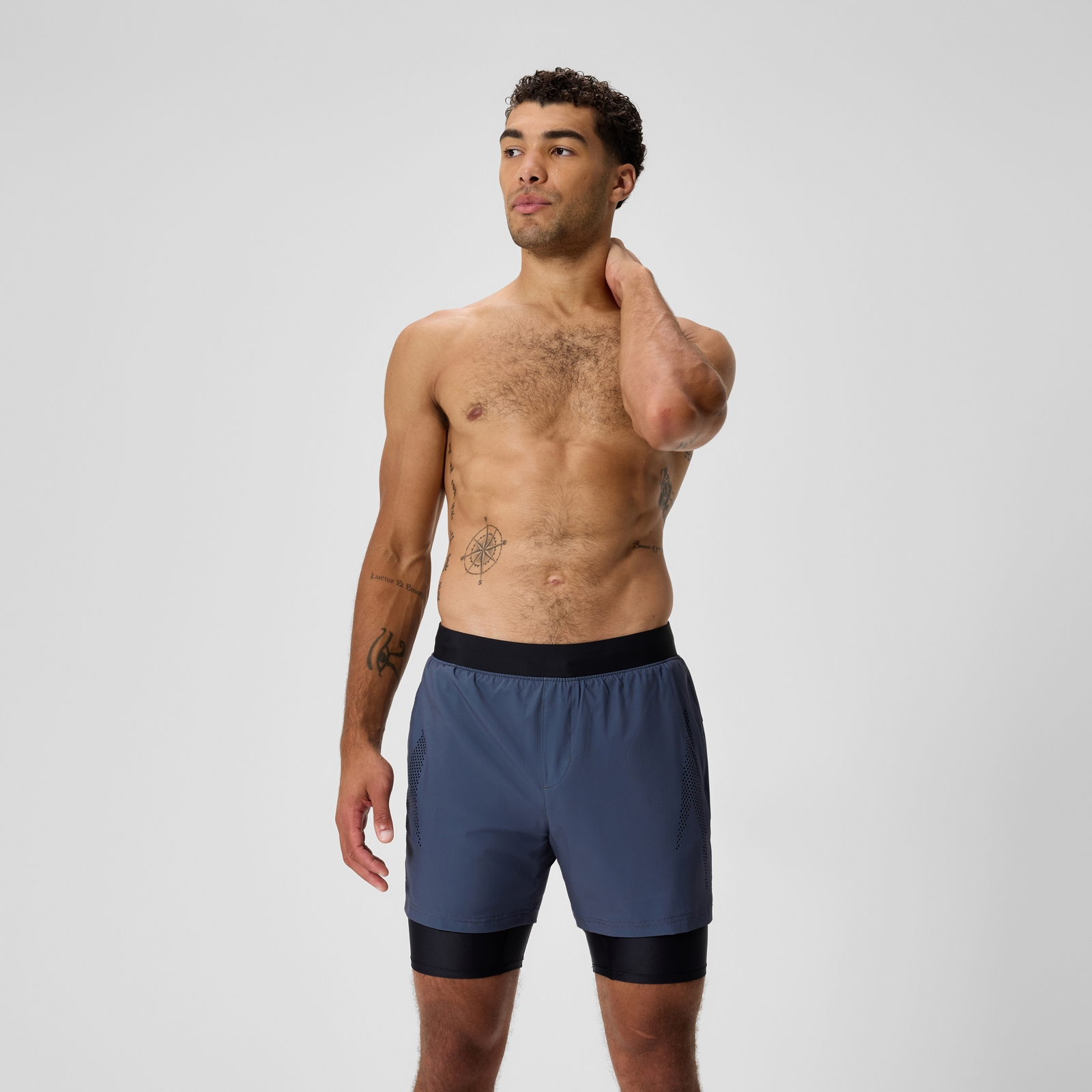 Men's 16" Swim Shorts with Jammer Grey/Black