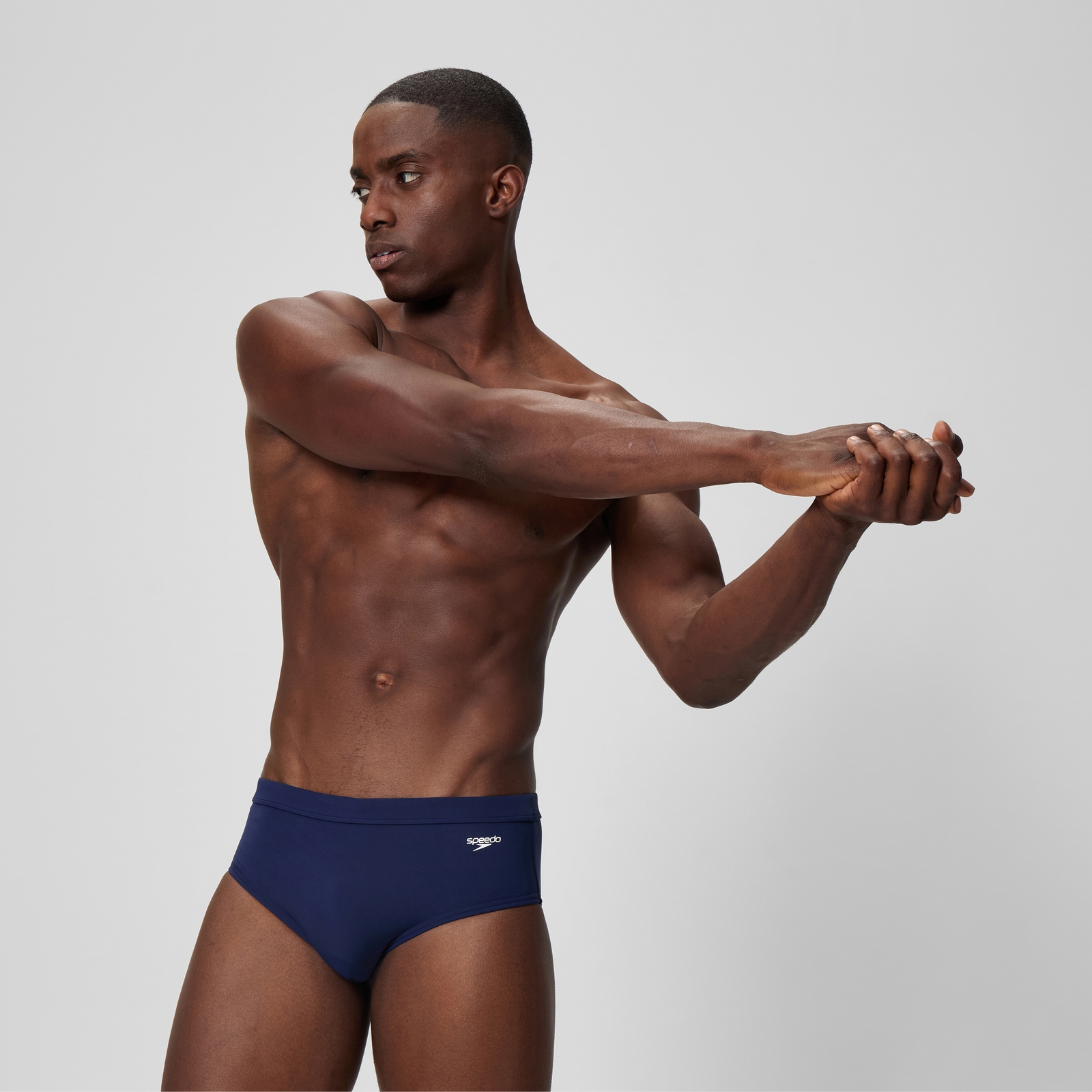 Men's The Speedo Solid 5" Brief Navy