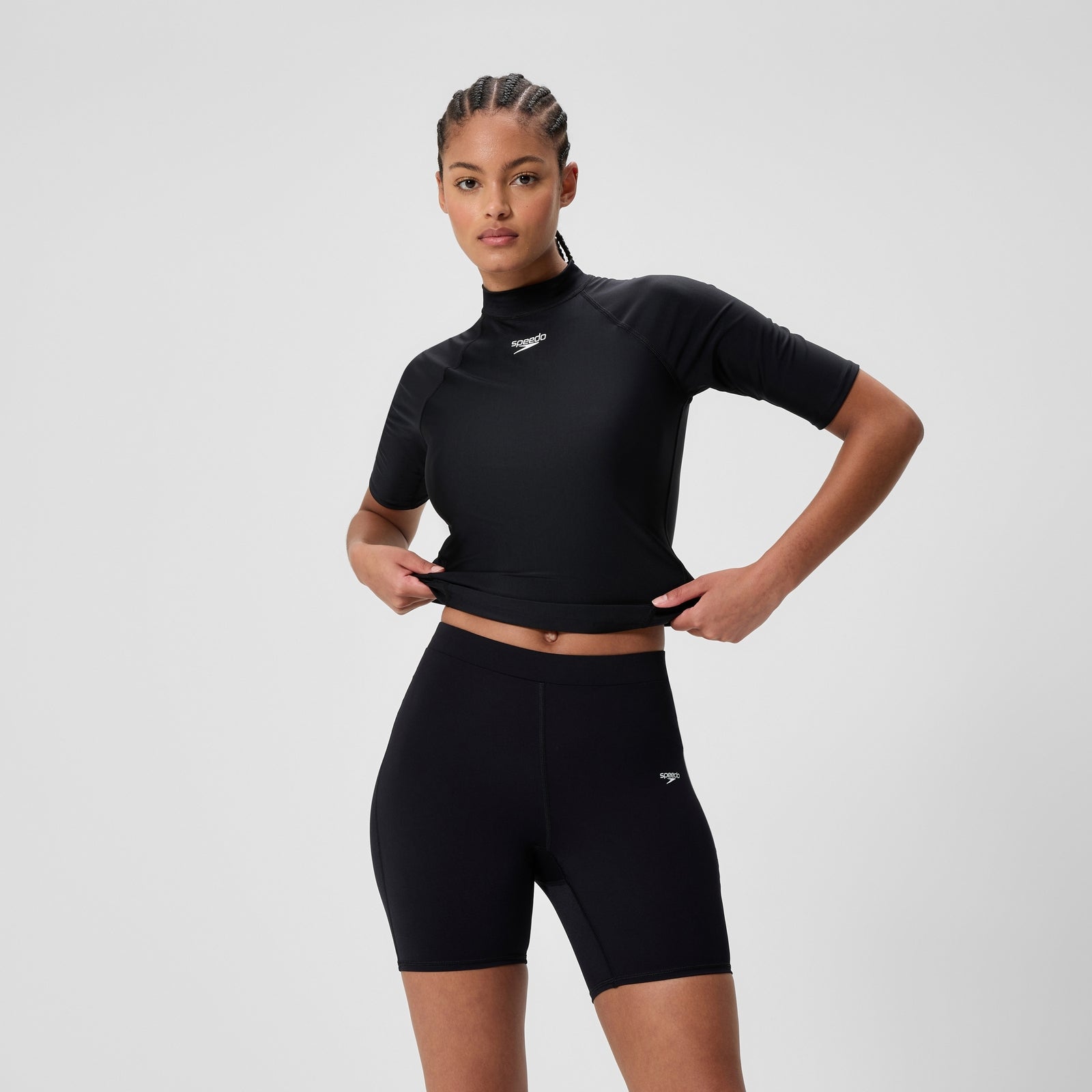 Women's Endurance+ Swim Shorts Black - XS