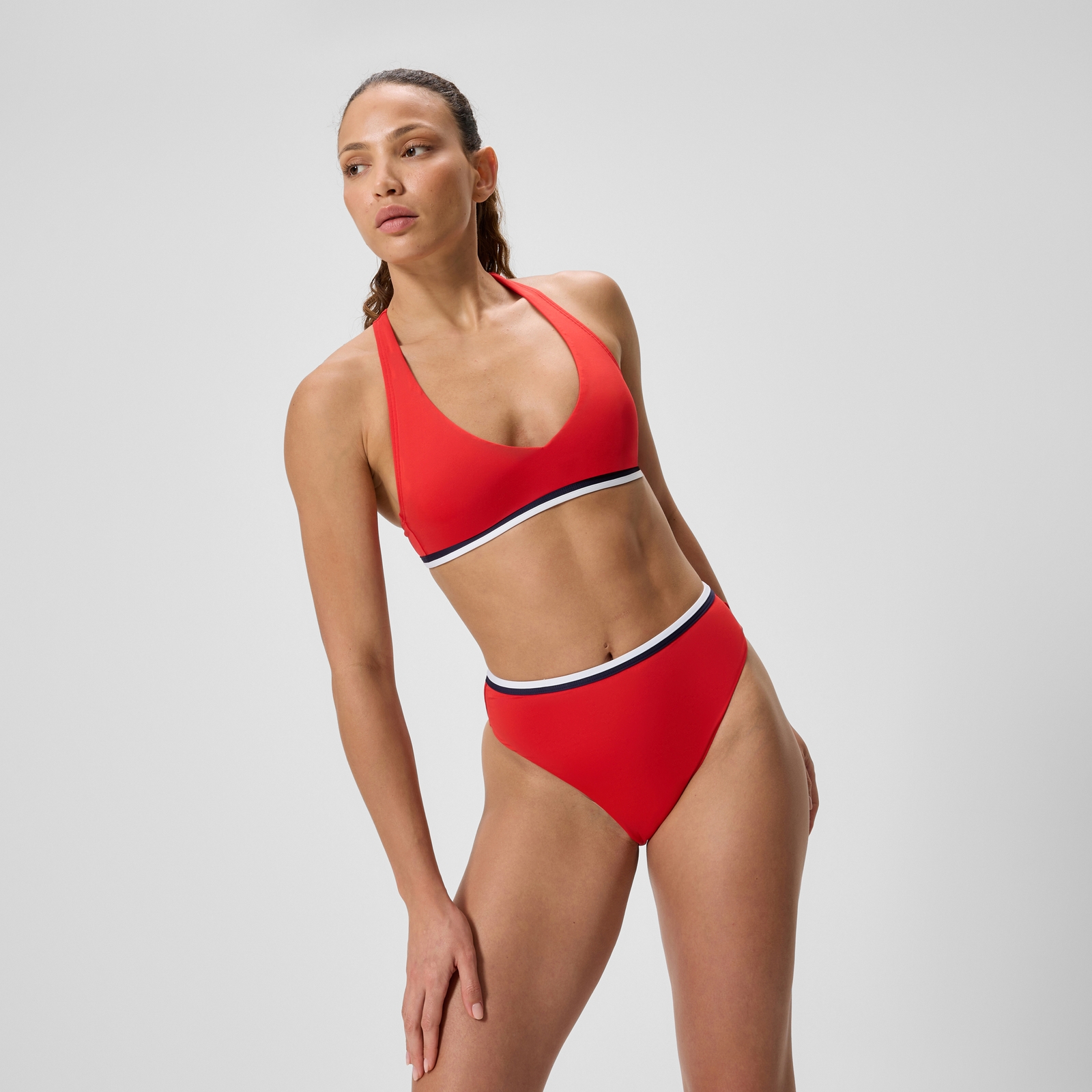 Women's Jetstream Bikini Bottom Red/White