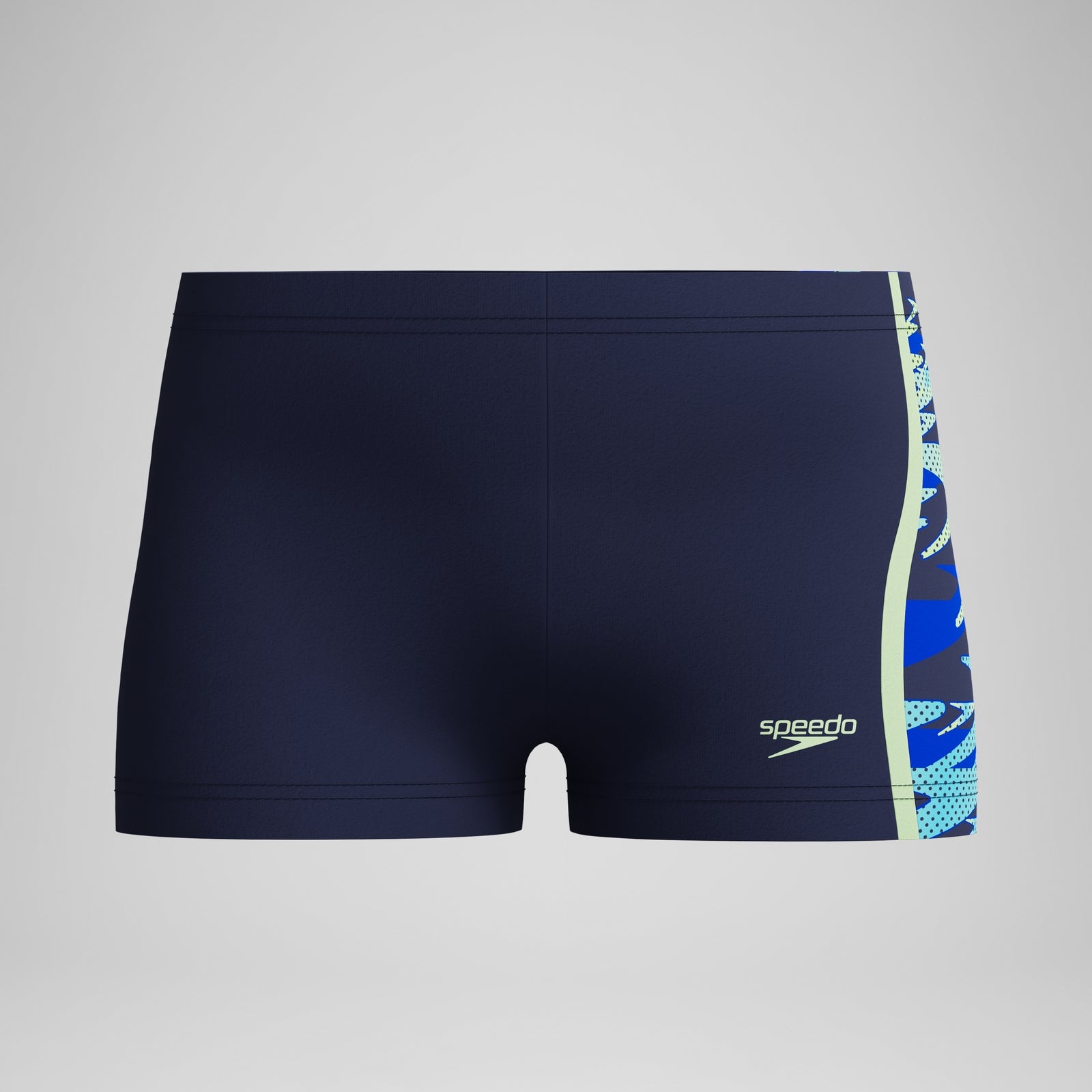 Speedo Jungen Hyperboom Aquashorts Mit Passe Marineblau/Blau