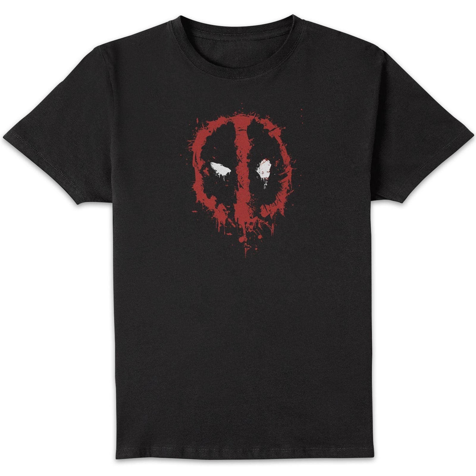 Marvel Deadpool Splat Unisex T-Shirt - Black - S