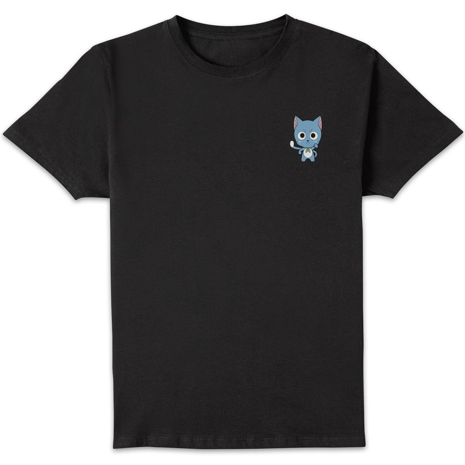 Fairy Tail Happy Unisexe T-shirt - Noir