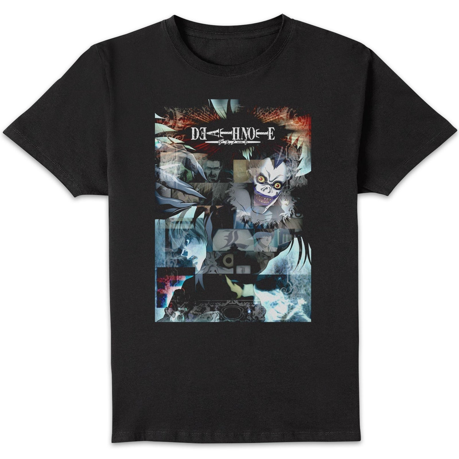 Death Note Glitch Unisexe T-shirt - Noir