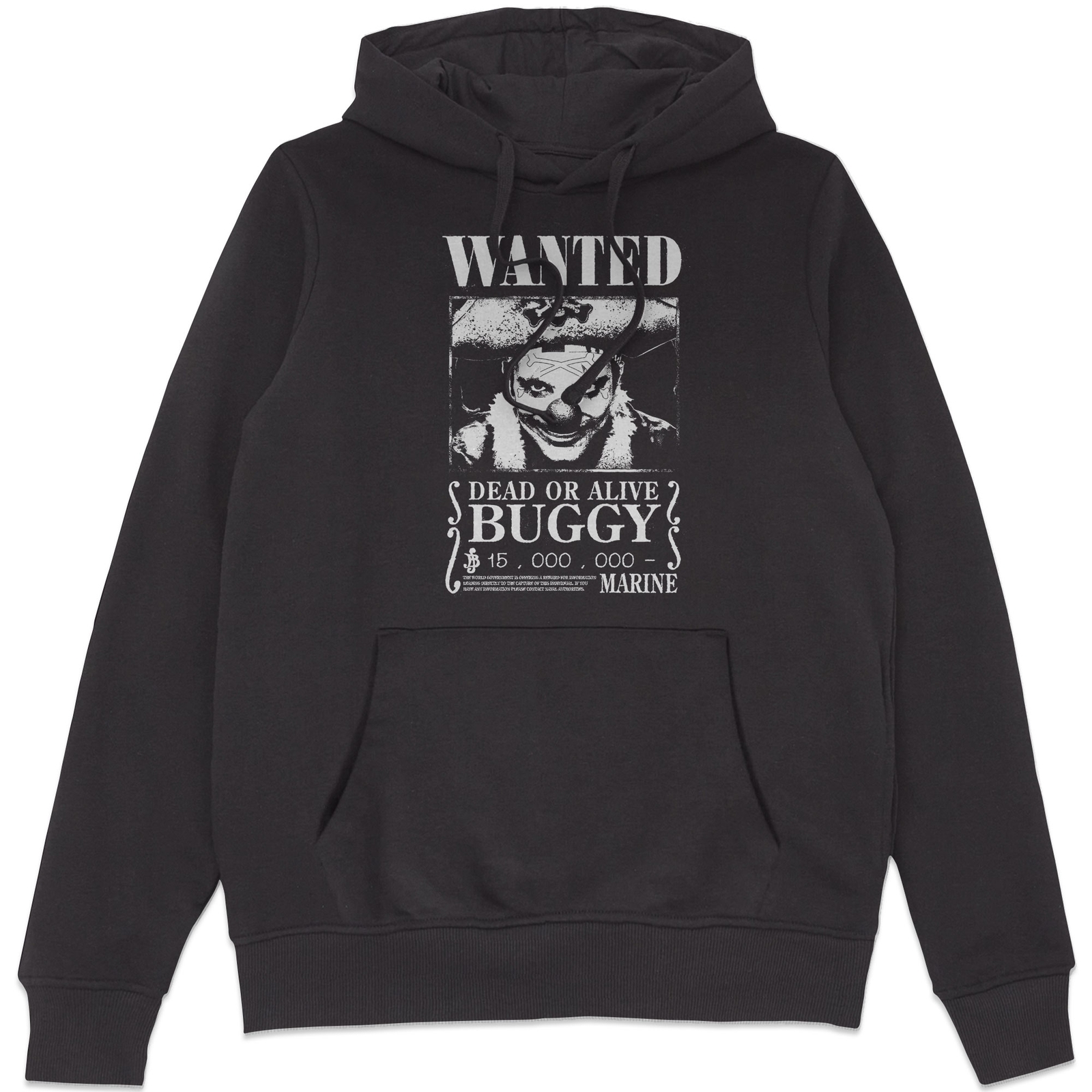 One Piece Buggy Hoodie - Black - L