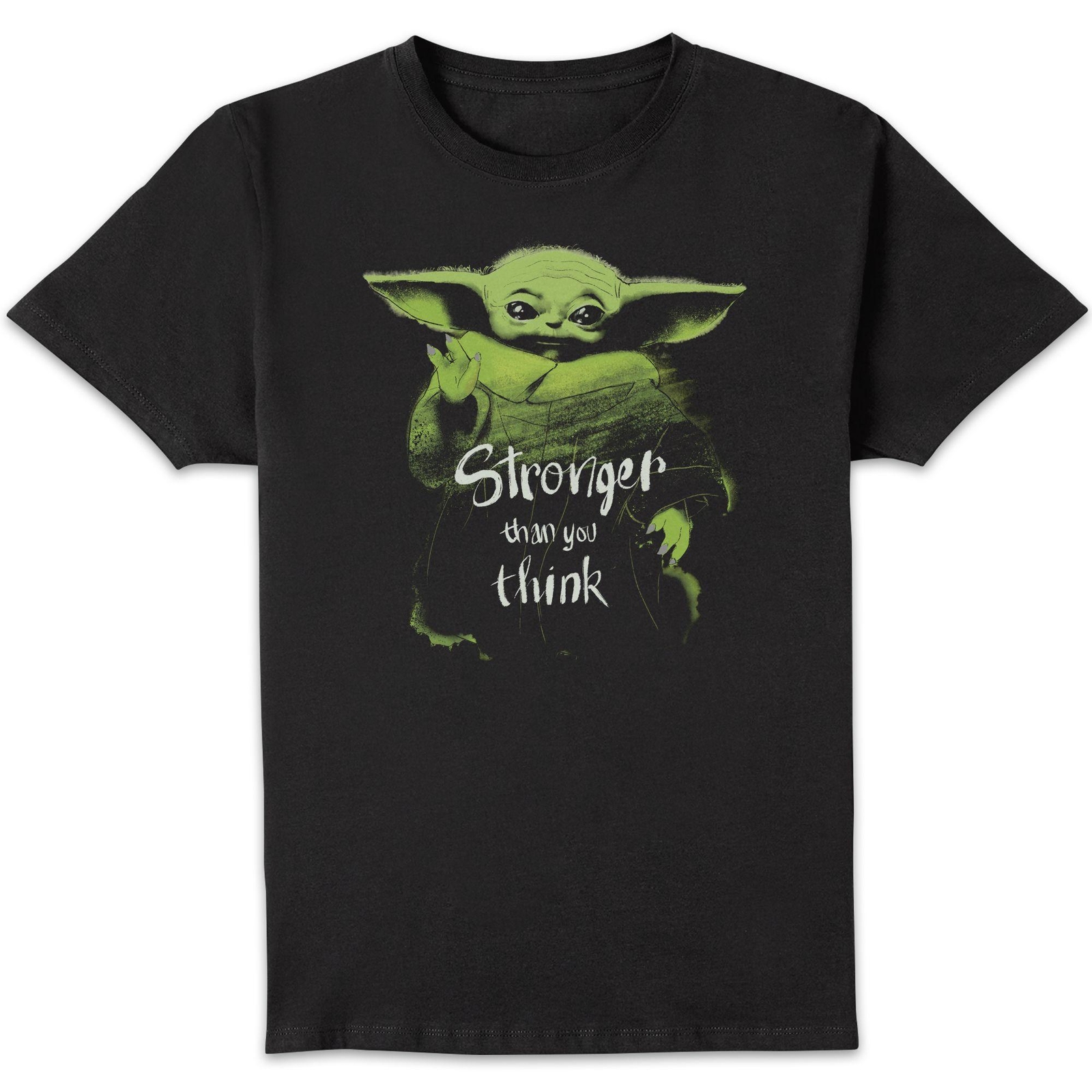 Star Wars The Mandalorian Stronger Than You Think Unisex T-Shirt - Black - XS