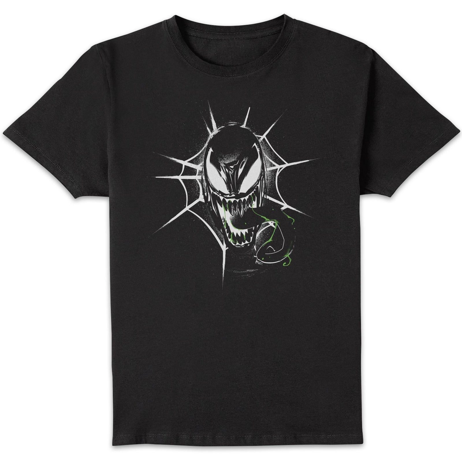 Marvel Venom Face Unisex T-Shirt - Black - XXL
