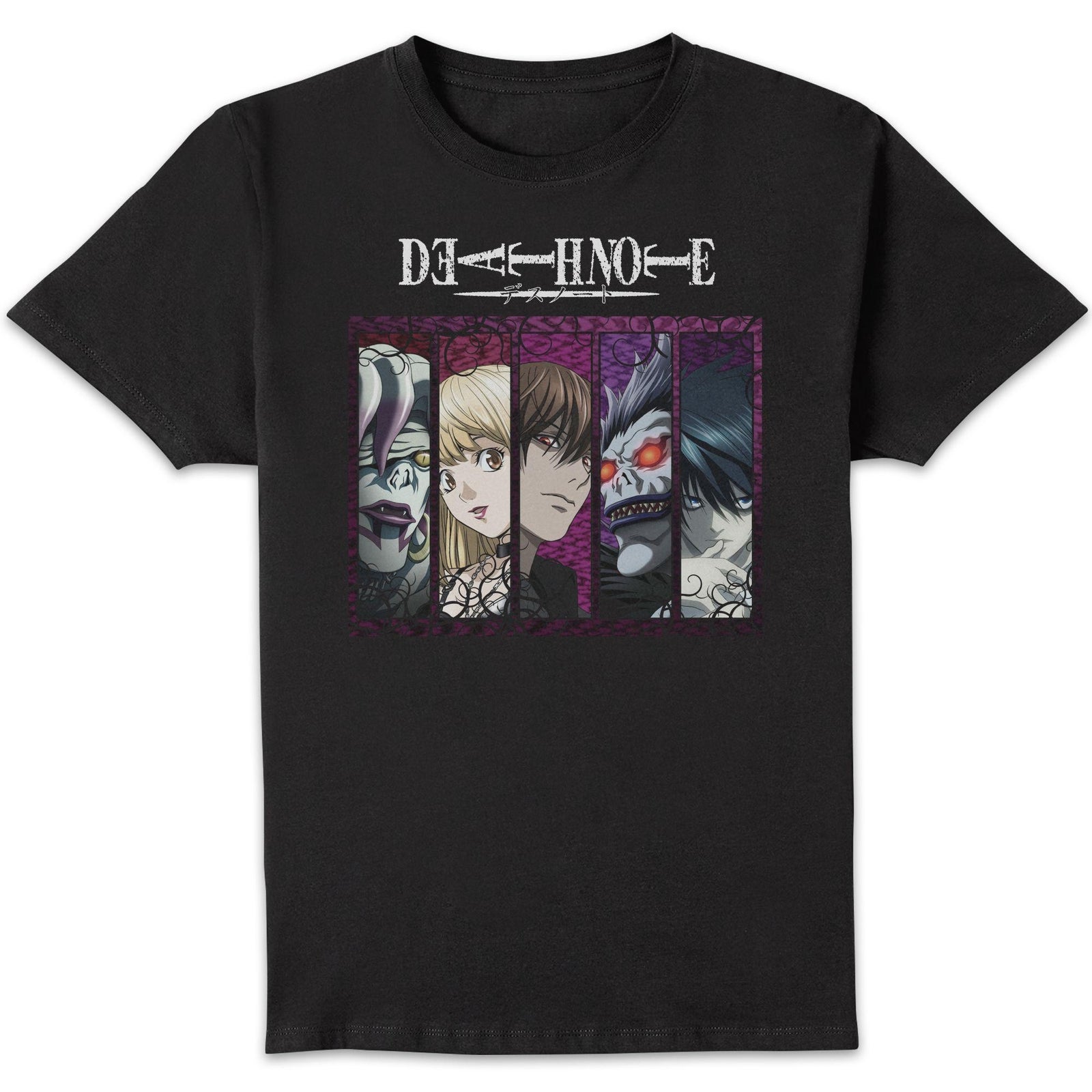 Death Note Poison Banner Unisex T-Shirt - Black - 5XL
