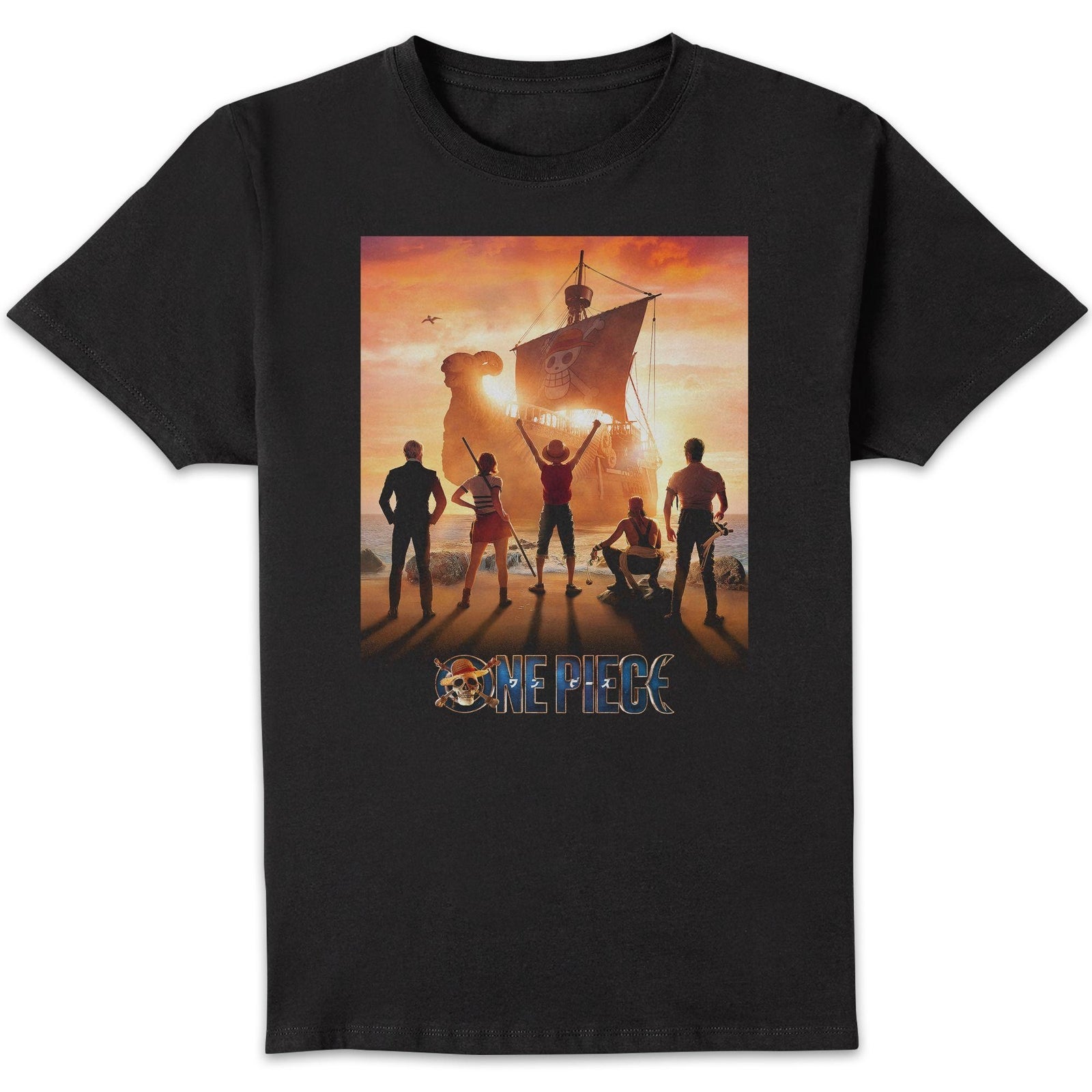 One Piece Key Art Unisex T-Shirt - Black - XL