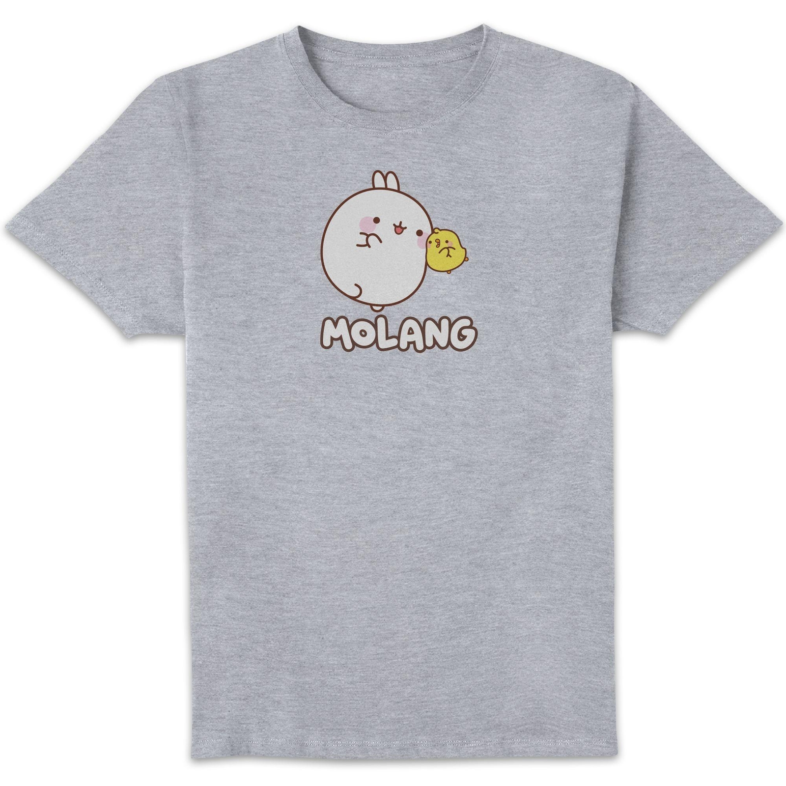 Molang And Pui Pui Unisex T-Shirt - Grey - M