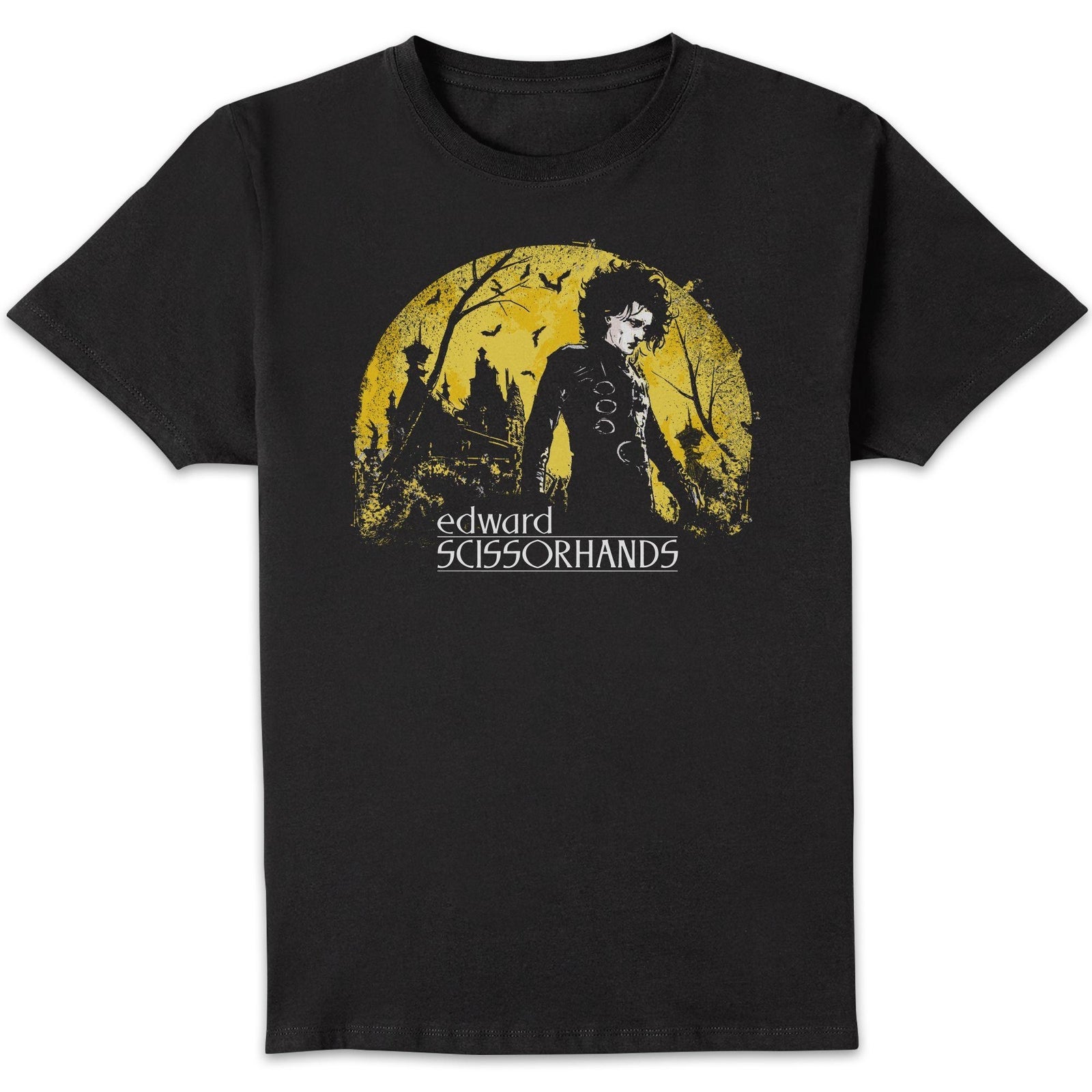 Edward Scissorhands Moonlight Unisexe T-shirt - Noir