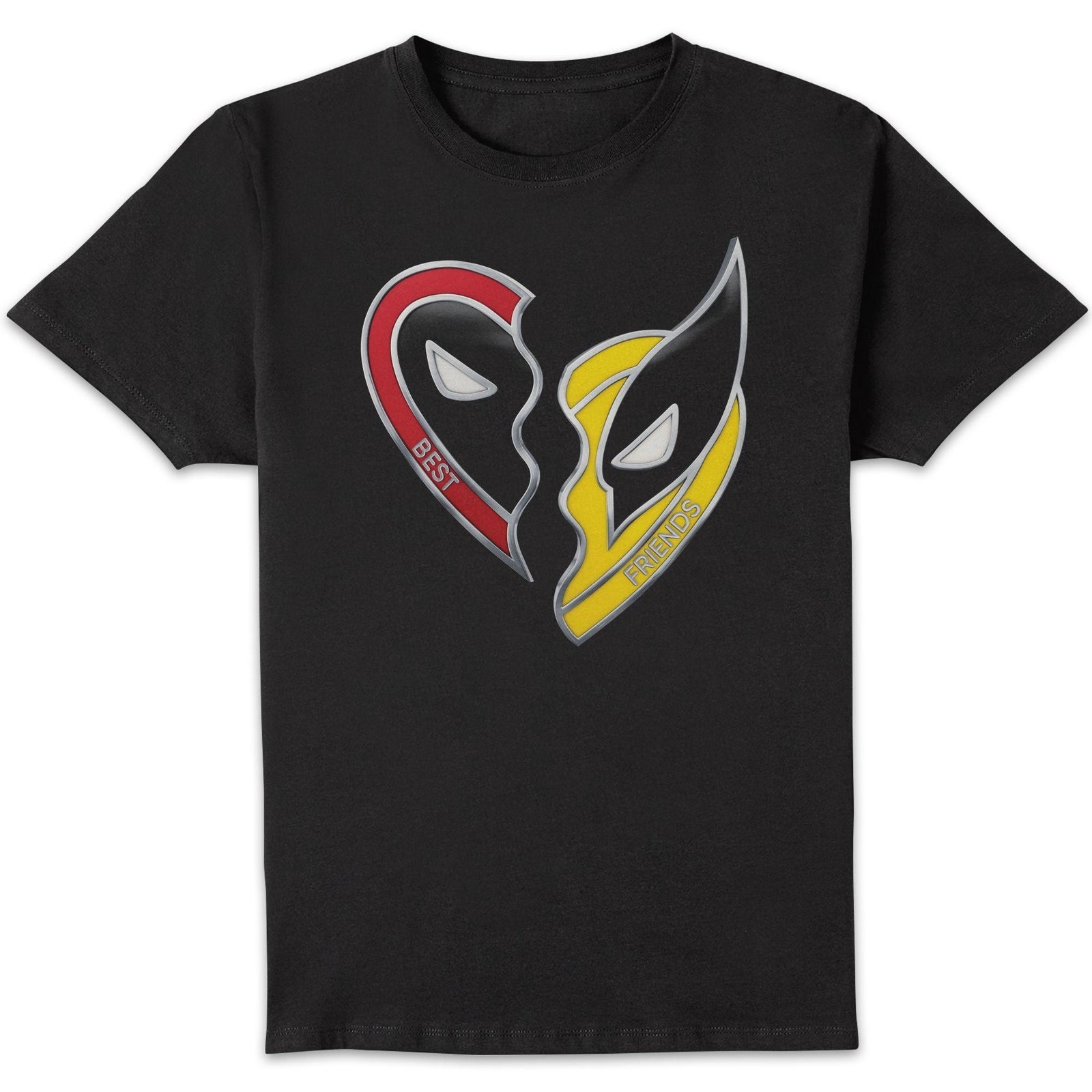 Marvel Deadpool Best Friends Unisexe T-shirt - Noir