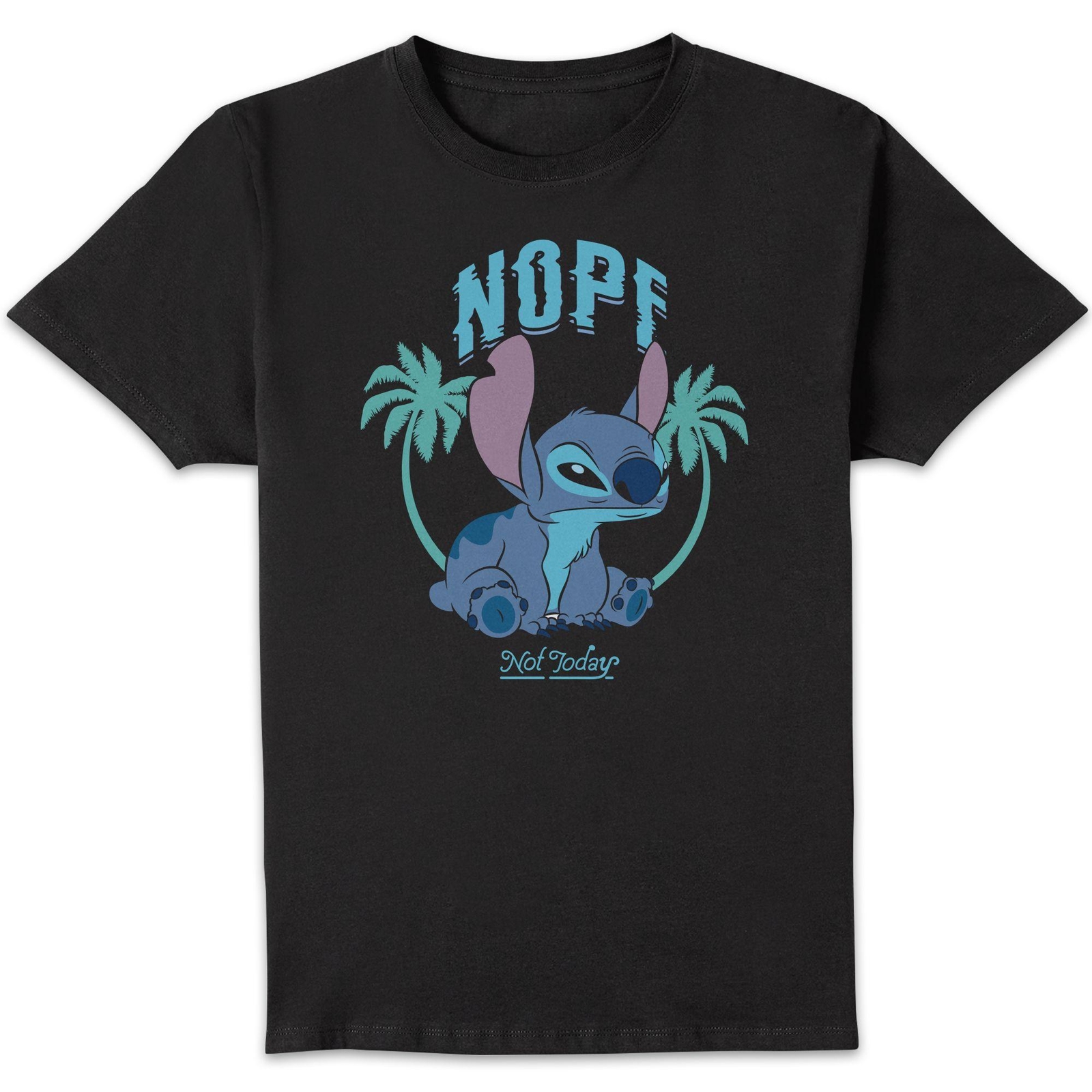 Disney Nope Not Today Unisex T-Shirt - Black - XS