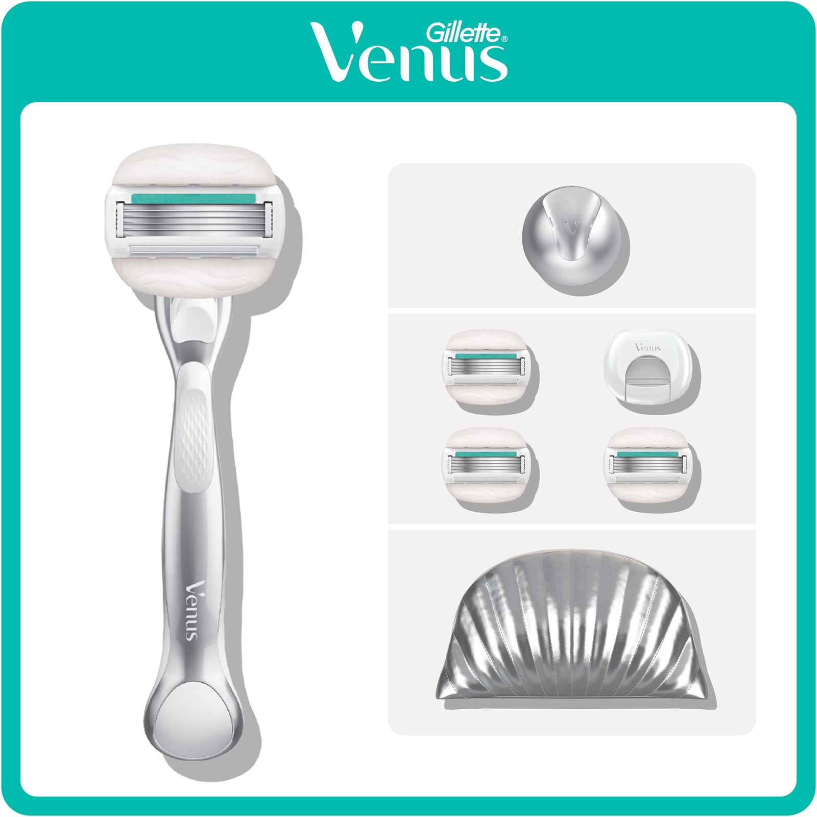 Gillette Venus Pro ComfortGlide Sensitive Razor 4 Refill Razor Cartridges Gillette Venus Pro ComfortGlide Sensitive Razor 4 Refill Razor Cartridges