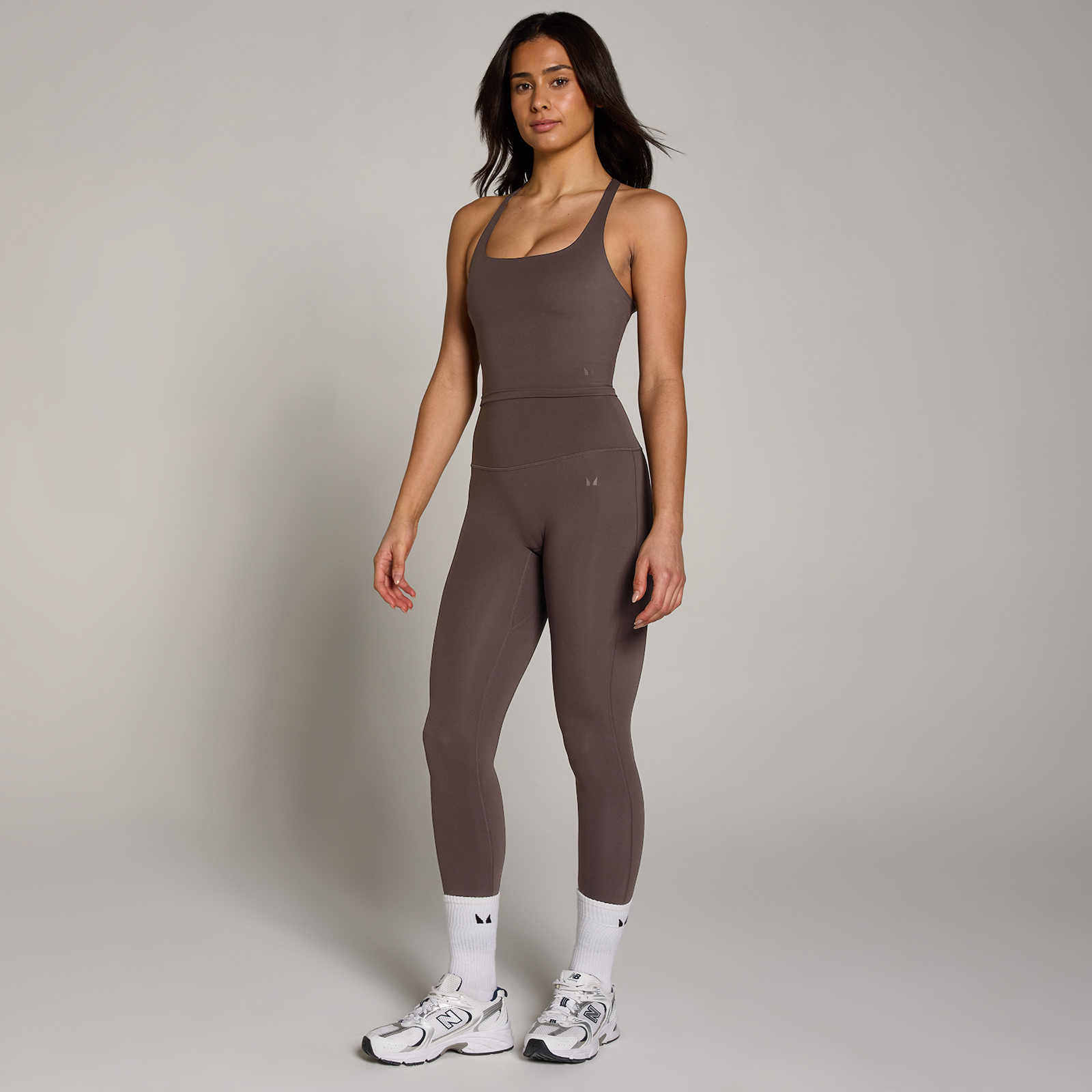 Thumbnail - MP Women's Tempo Strappy Racerback Vest - Cocoa - M