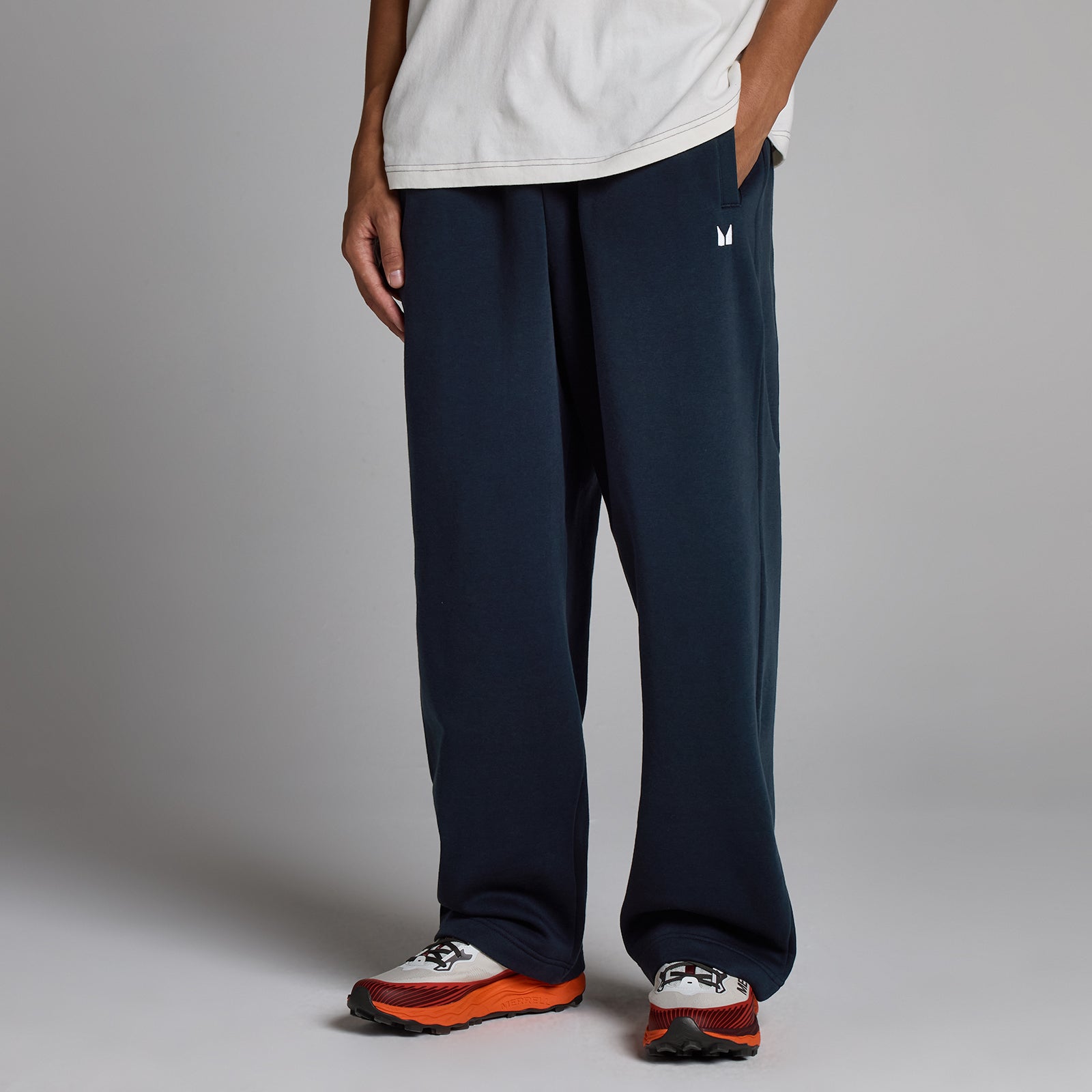 Pantaloni de Trening Zi de Odihnă MP Bărbați Picior Drept - Bleumarin Închis - S