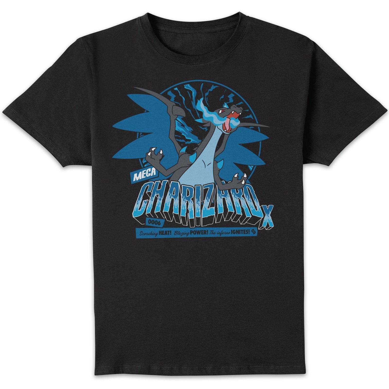 Pokémon Mega Charizard X Unisex T-Shirt - Black - S