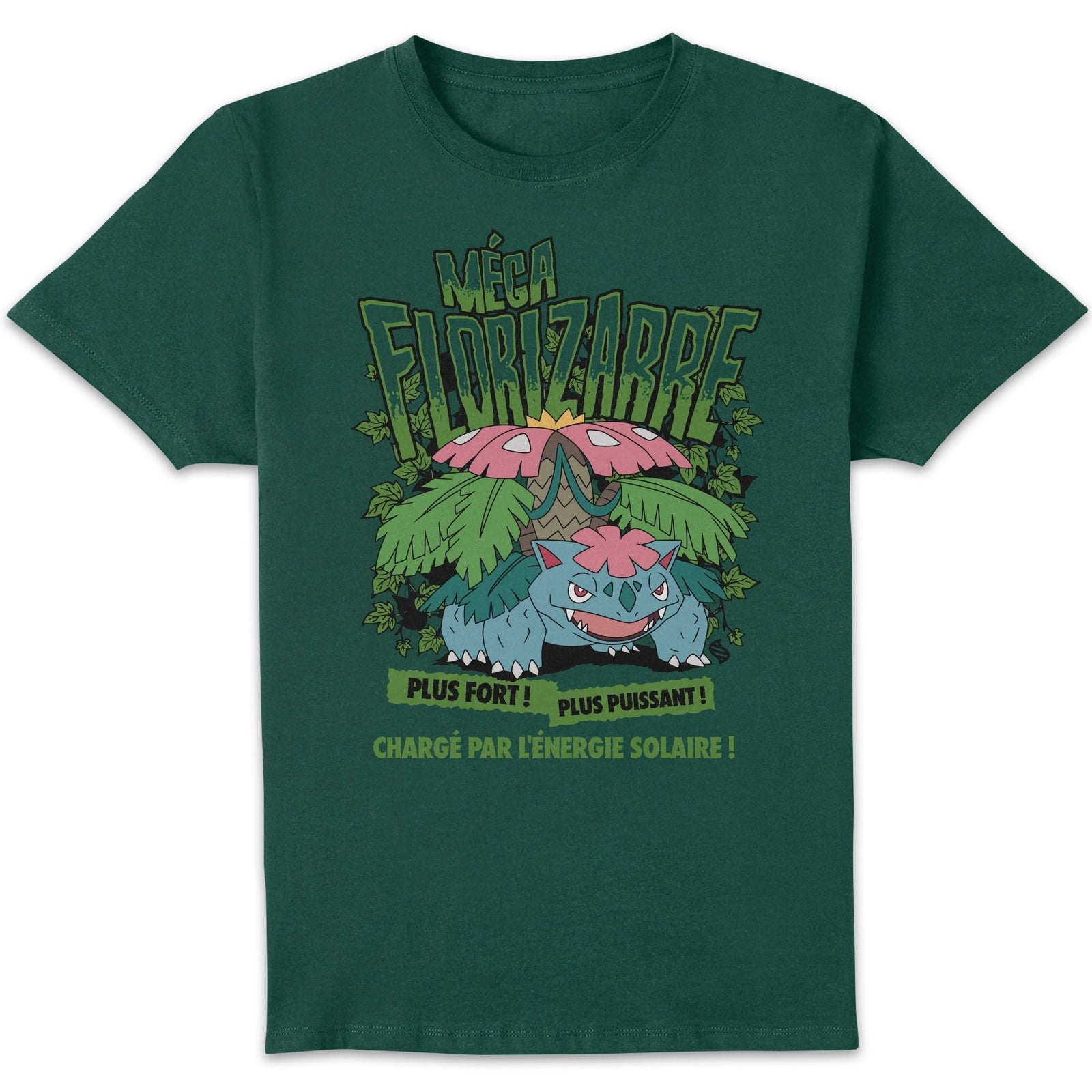 Pokémon Mega Florizarre Unisexe T-shirt - Vert