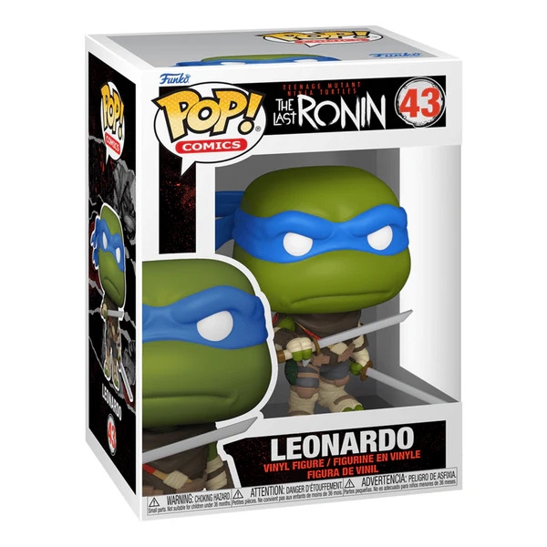 Image of Teenage Mutant Ninja Turtles Leonardo Funko Pop! Comics Vinyl Figure
