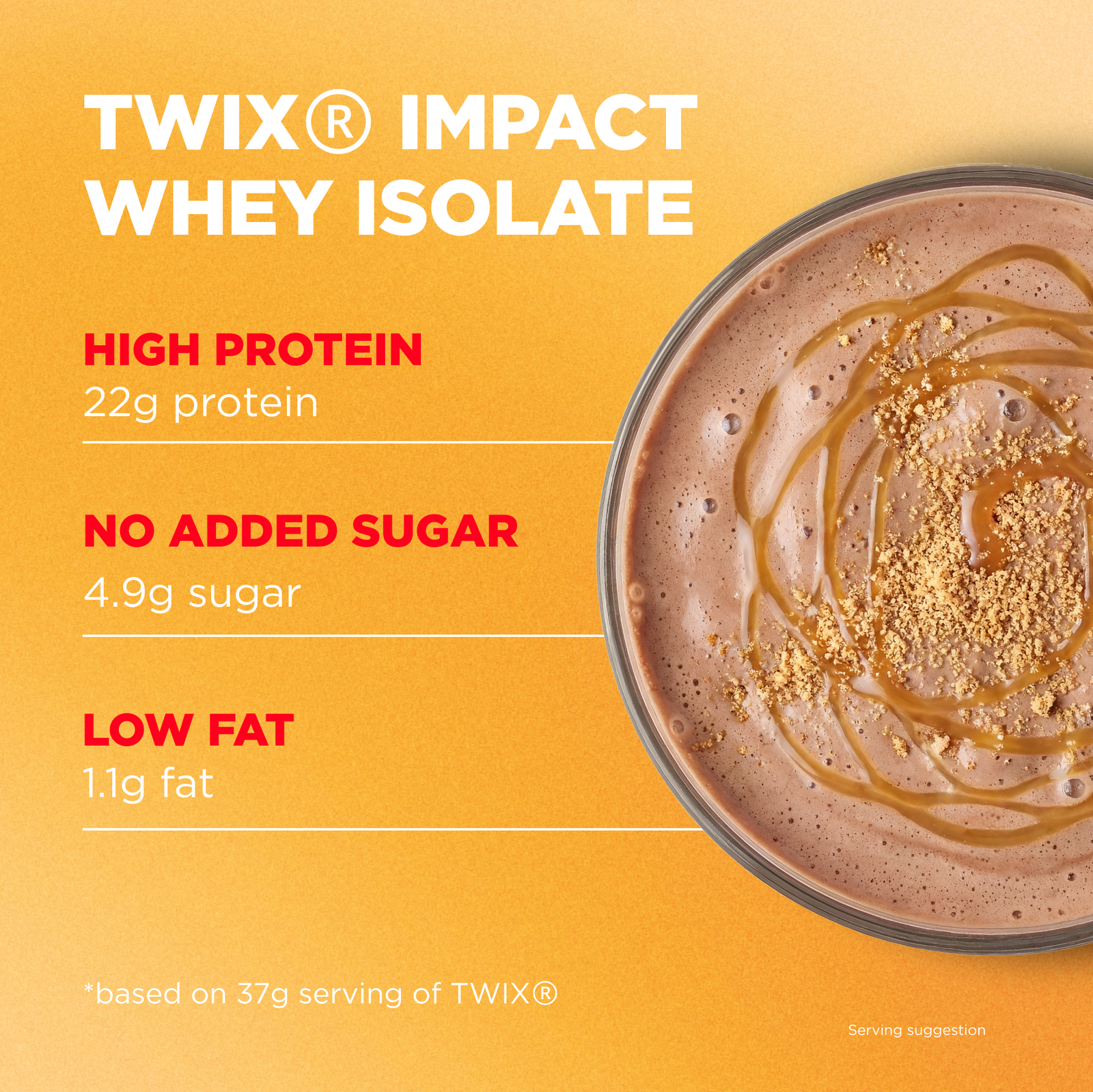 Myprotein Impact Whey Isolate, Twix®, 555g