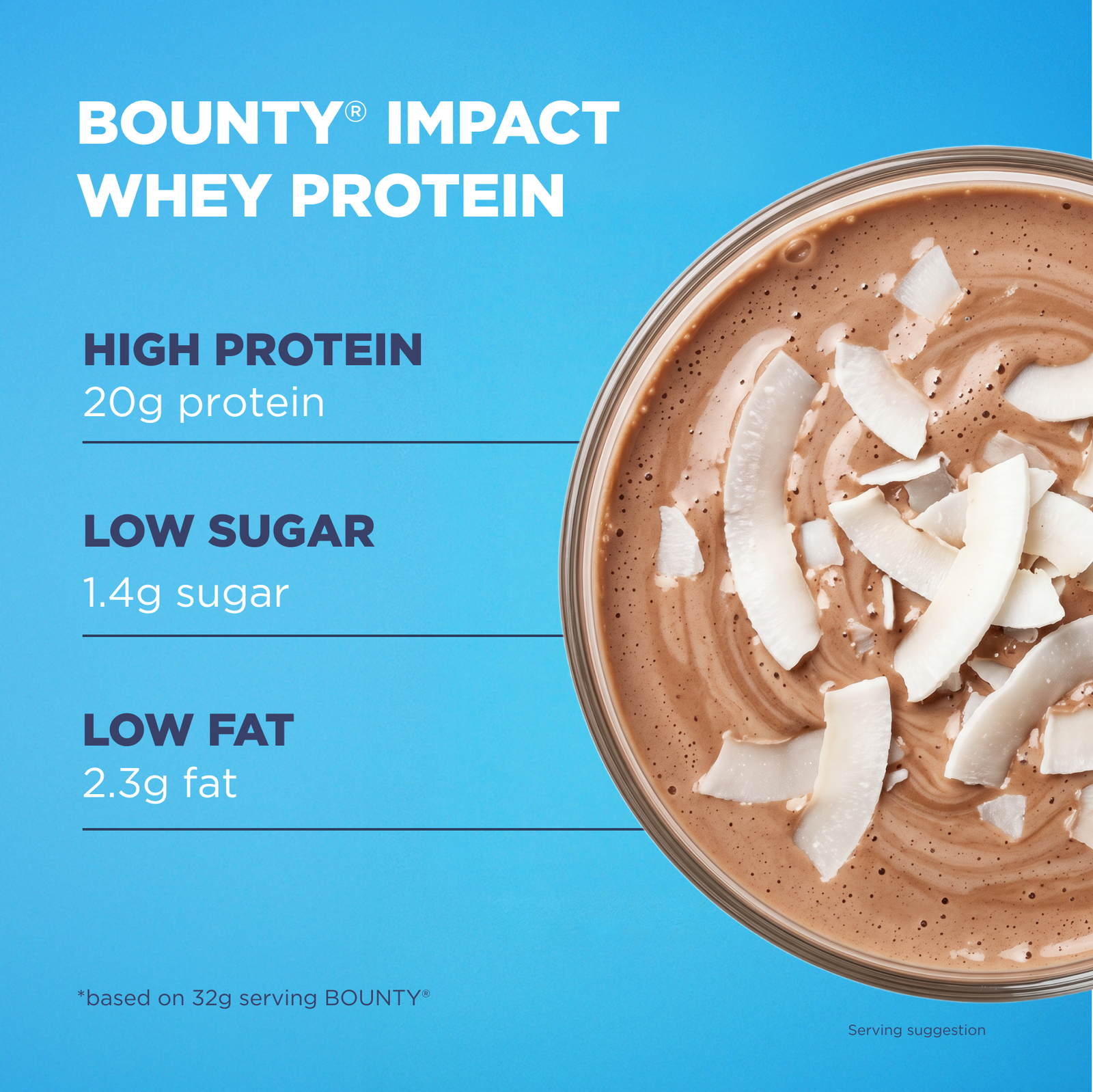 Myprotein Impact Whey Protein – BOUNTY® - 480g - 15servings