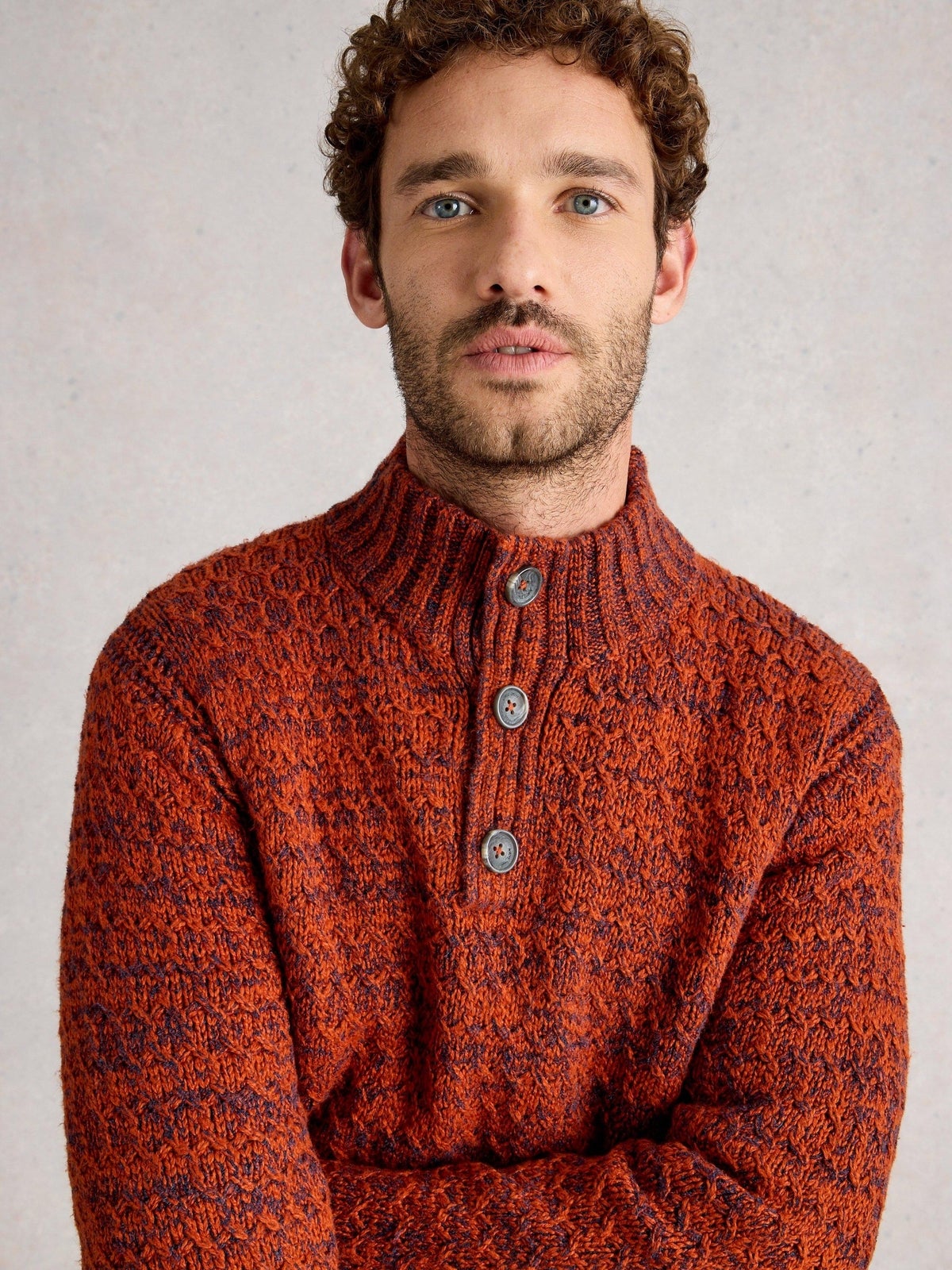 Pullover Albany mit Stehkragen - XL